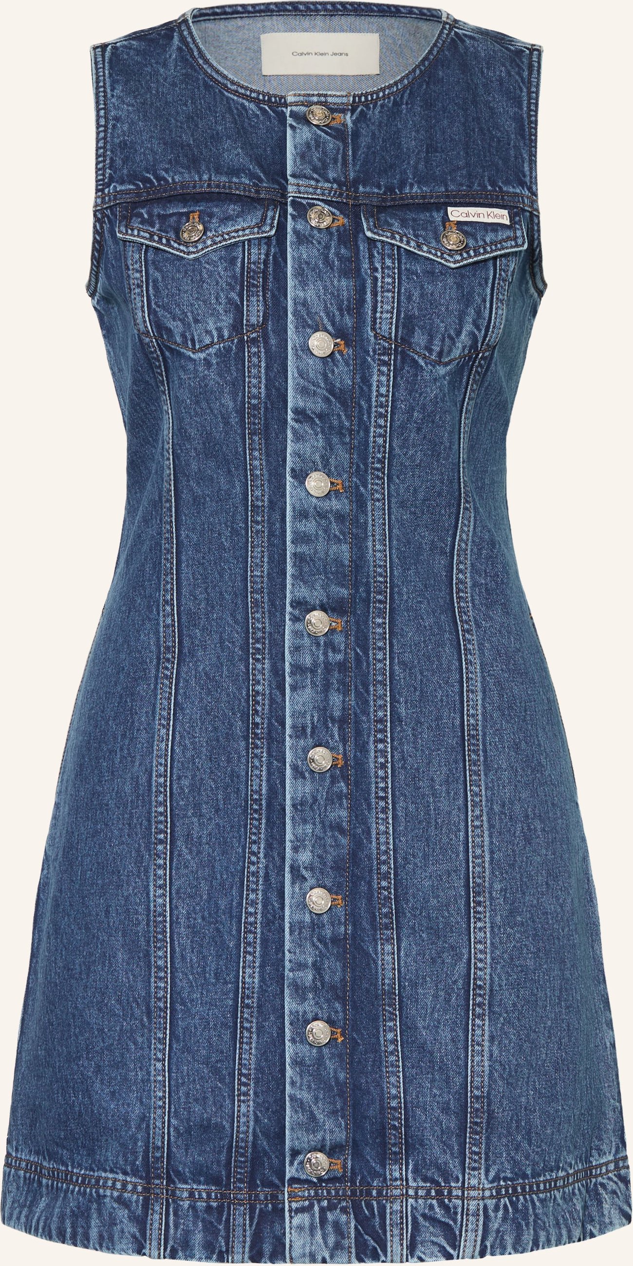 Calvin Klein Jeans Jeanskleid blau