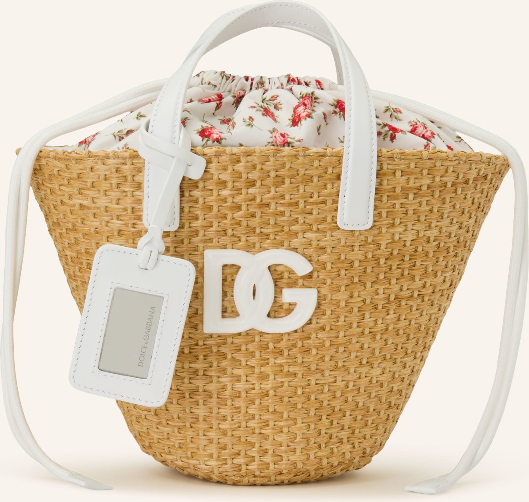 Dolce & Gabbana Handtasche Paglia braun