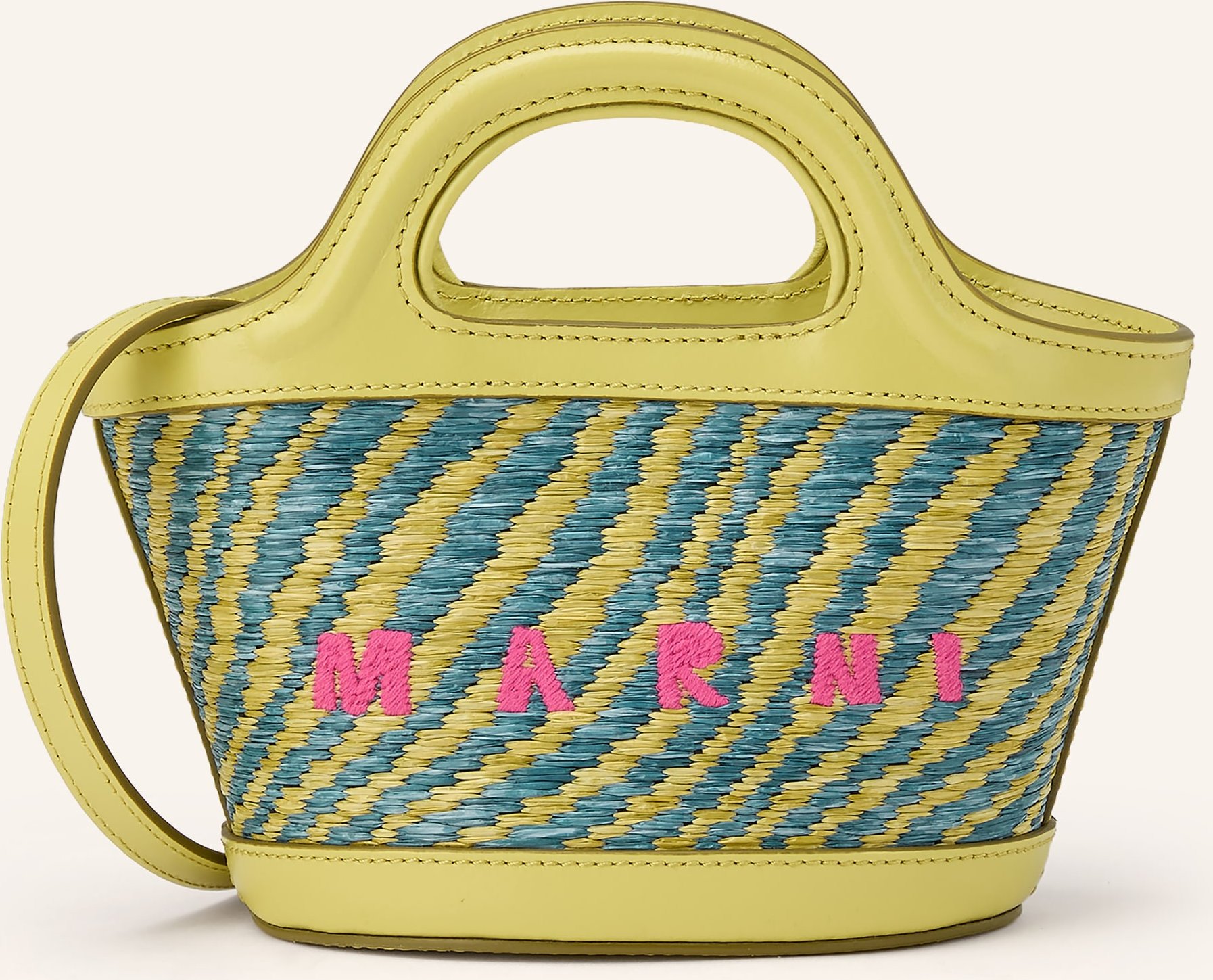 Marni Handtasche Tropicalia Micro gruen