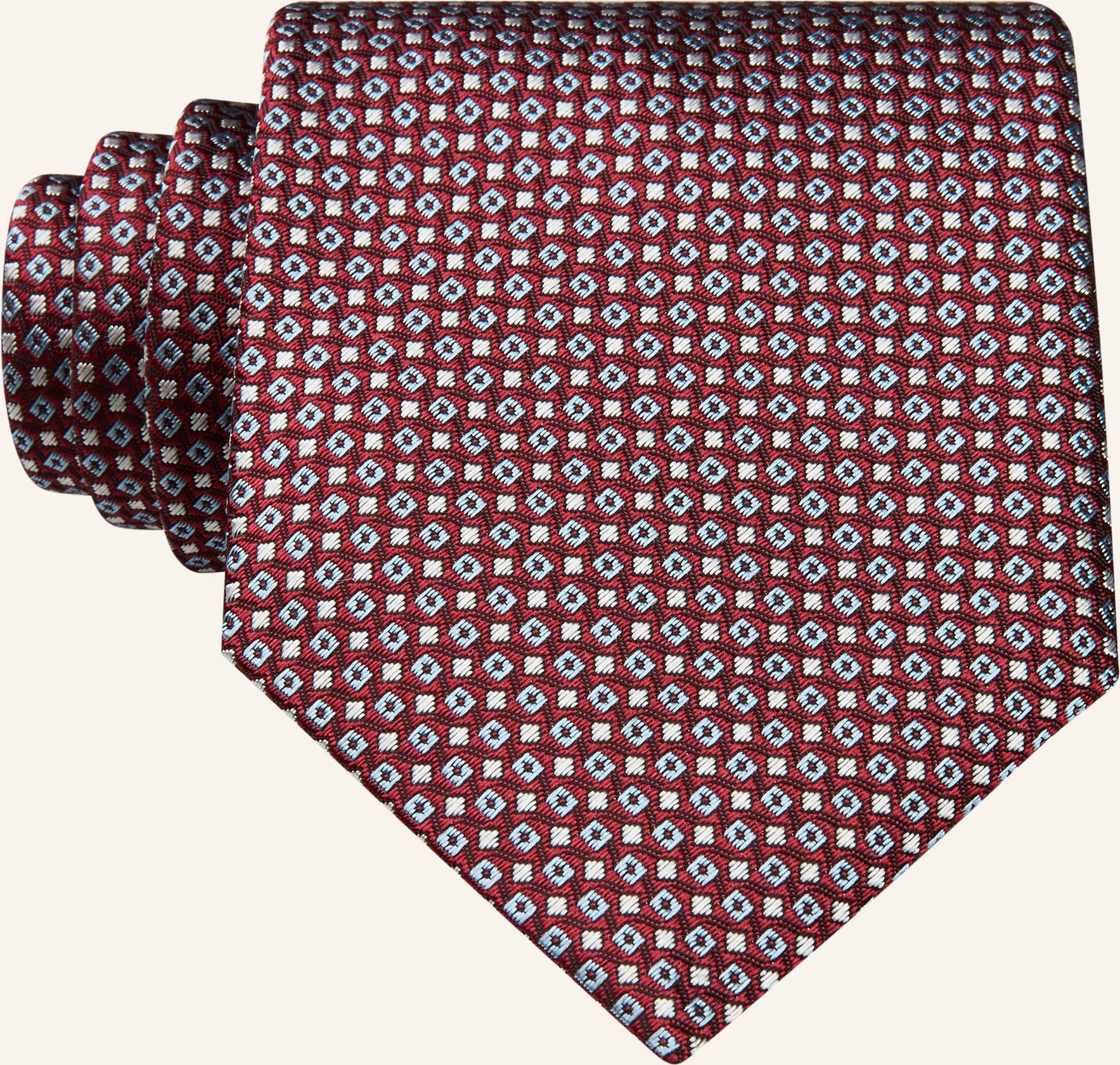 Boss Krawatte Mit Seide rot