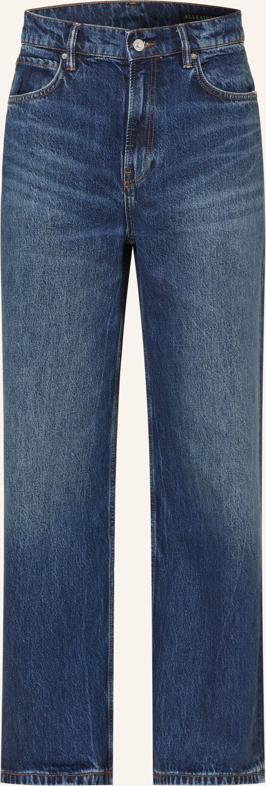 Allsaints Wide Leg Jeans Lenny Regular Fit blau