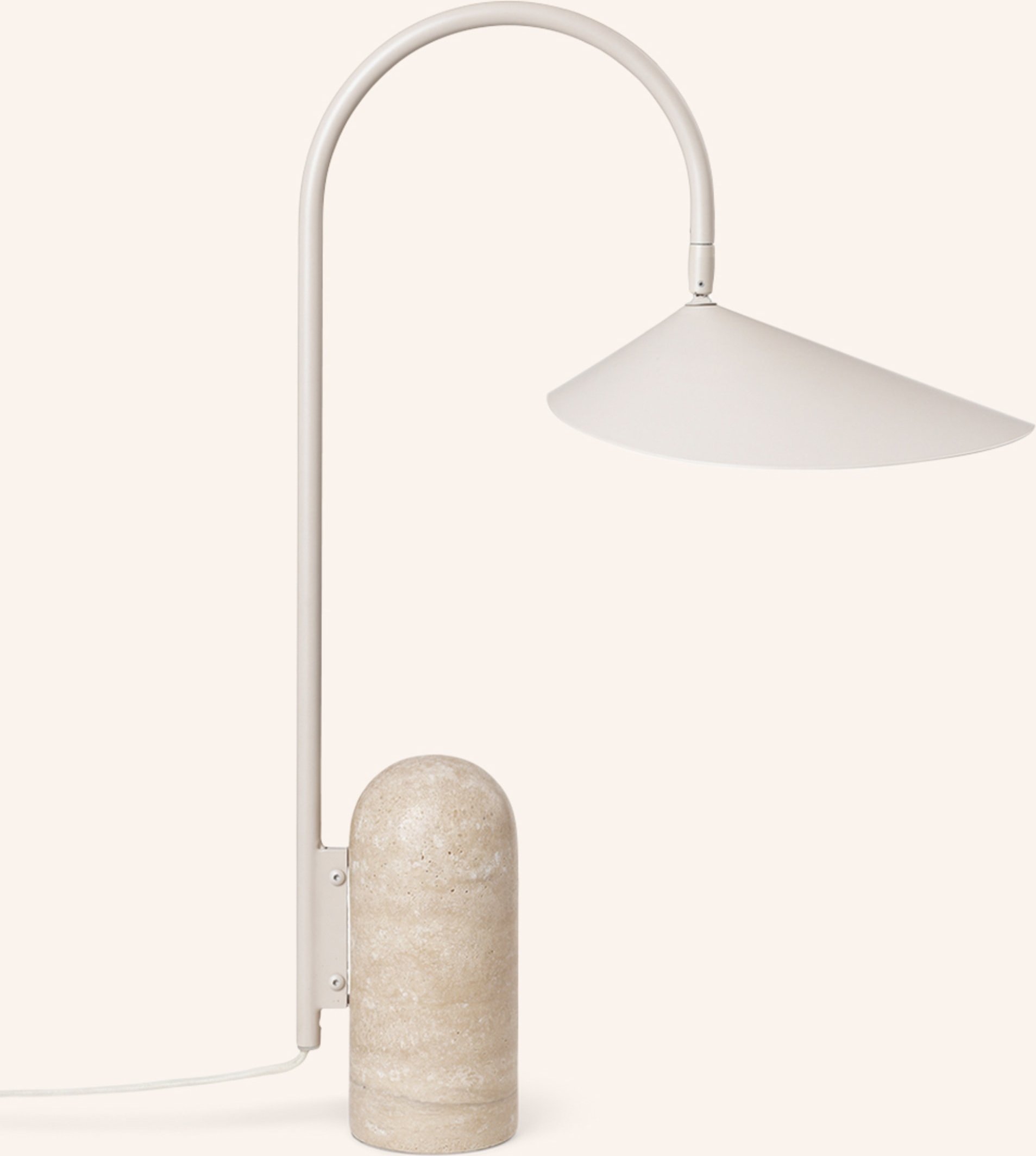 Ferm Living Tischleuchte Arum beige
