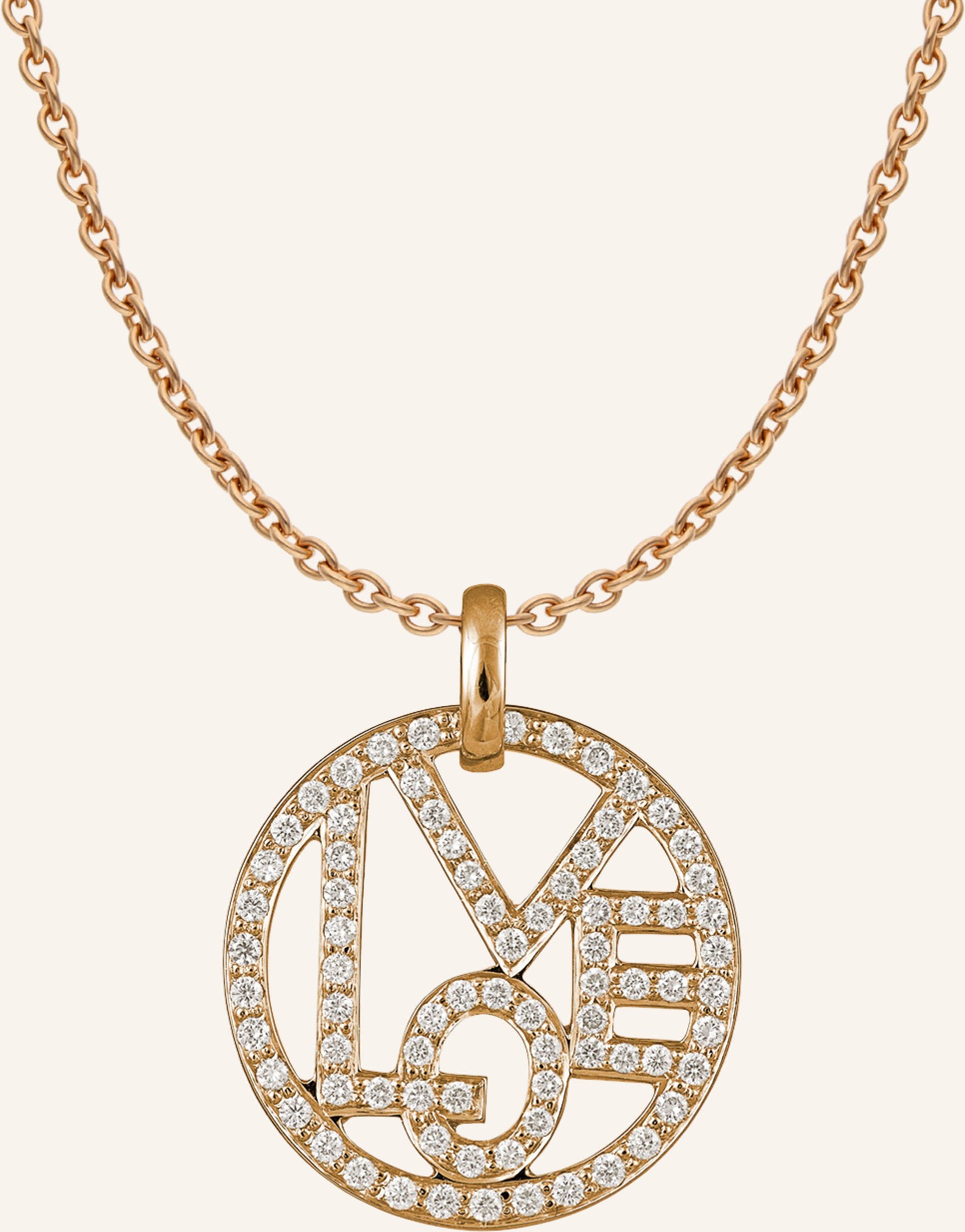 Cada Kette Small Love rosegold