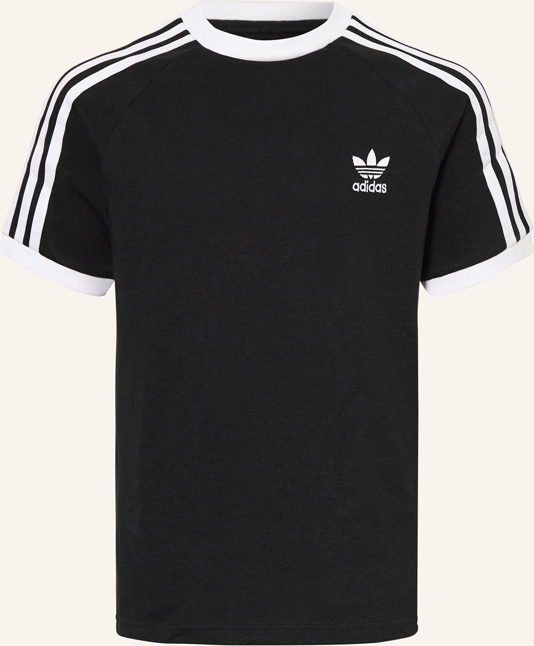 Adidas Originals T-Shirt 3 Stripes schwarz
