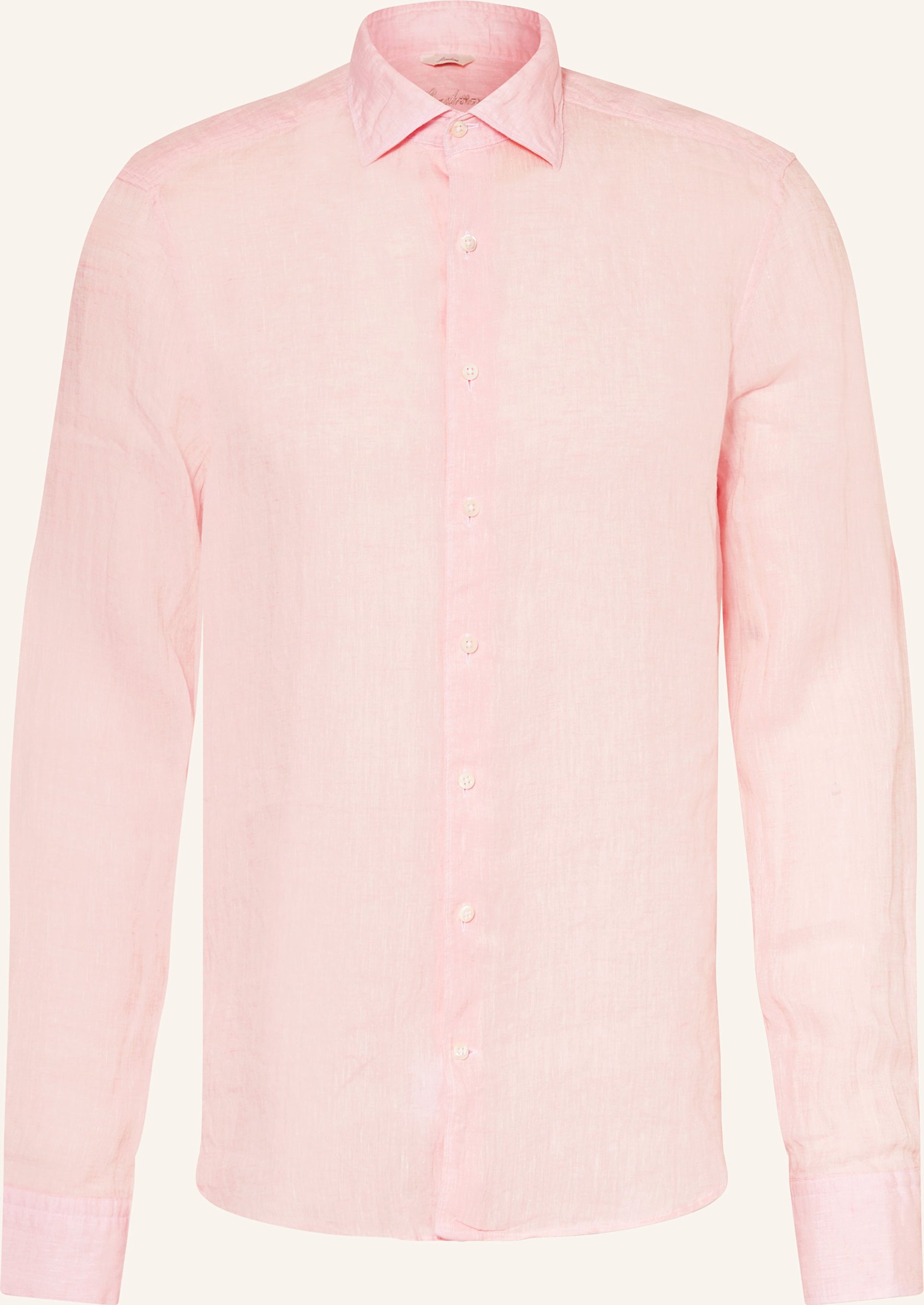 Thumbnail - Stenströms Leinenhemd Slim Fit rosa