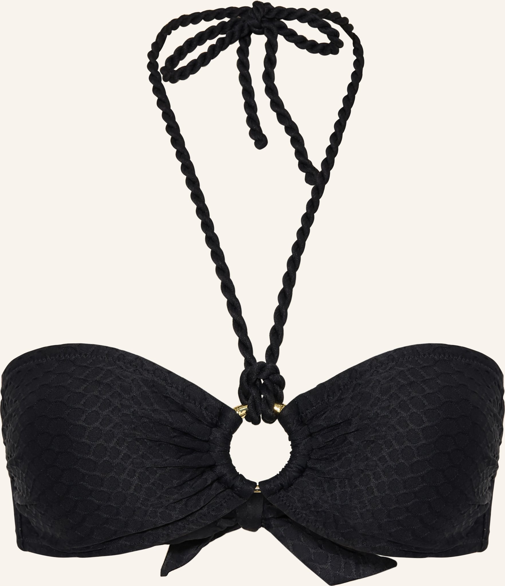 Heidi Klein Bandeau-Bikini-Top Meteora schwarz