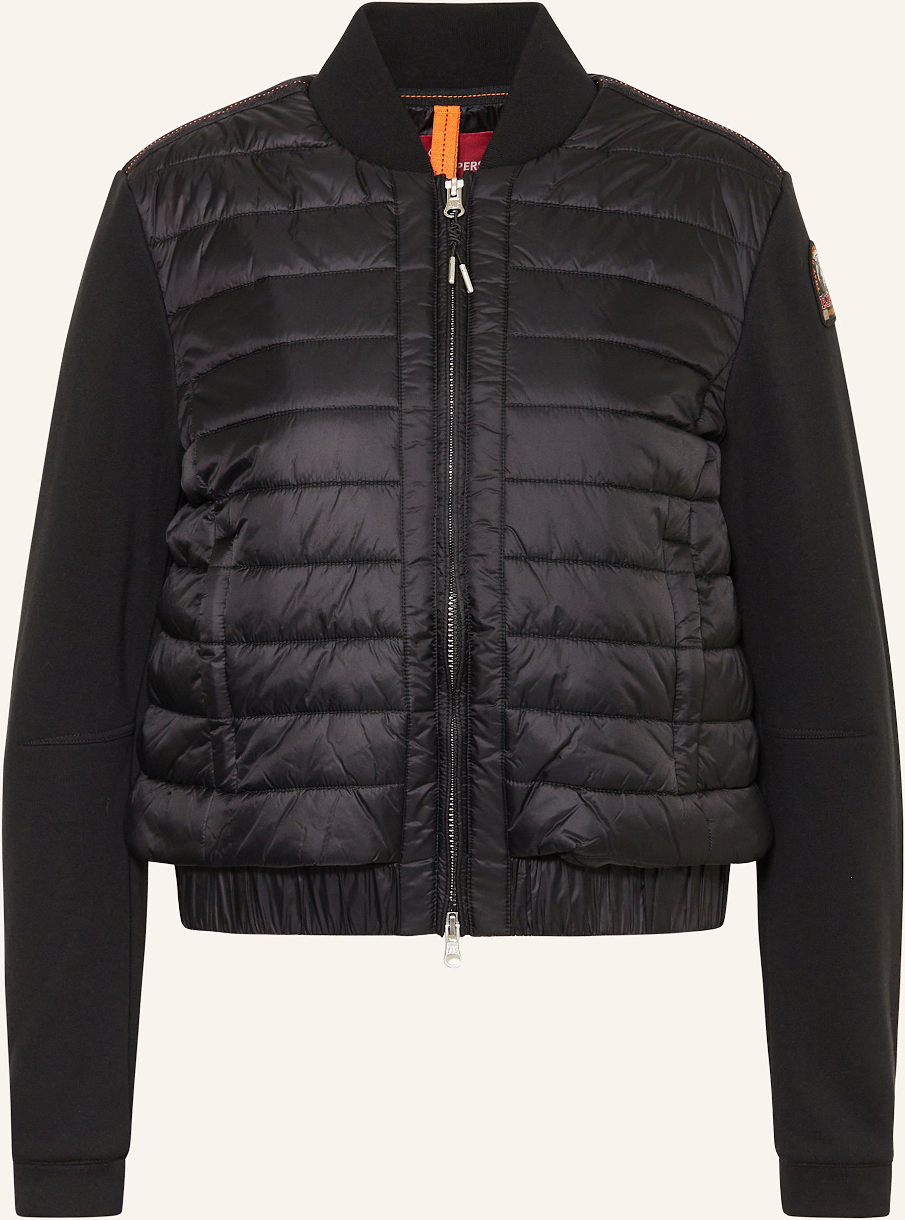Thumbnail - Parajumpers Steppjacke Loretta Im Materialmix schwarz