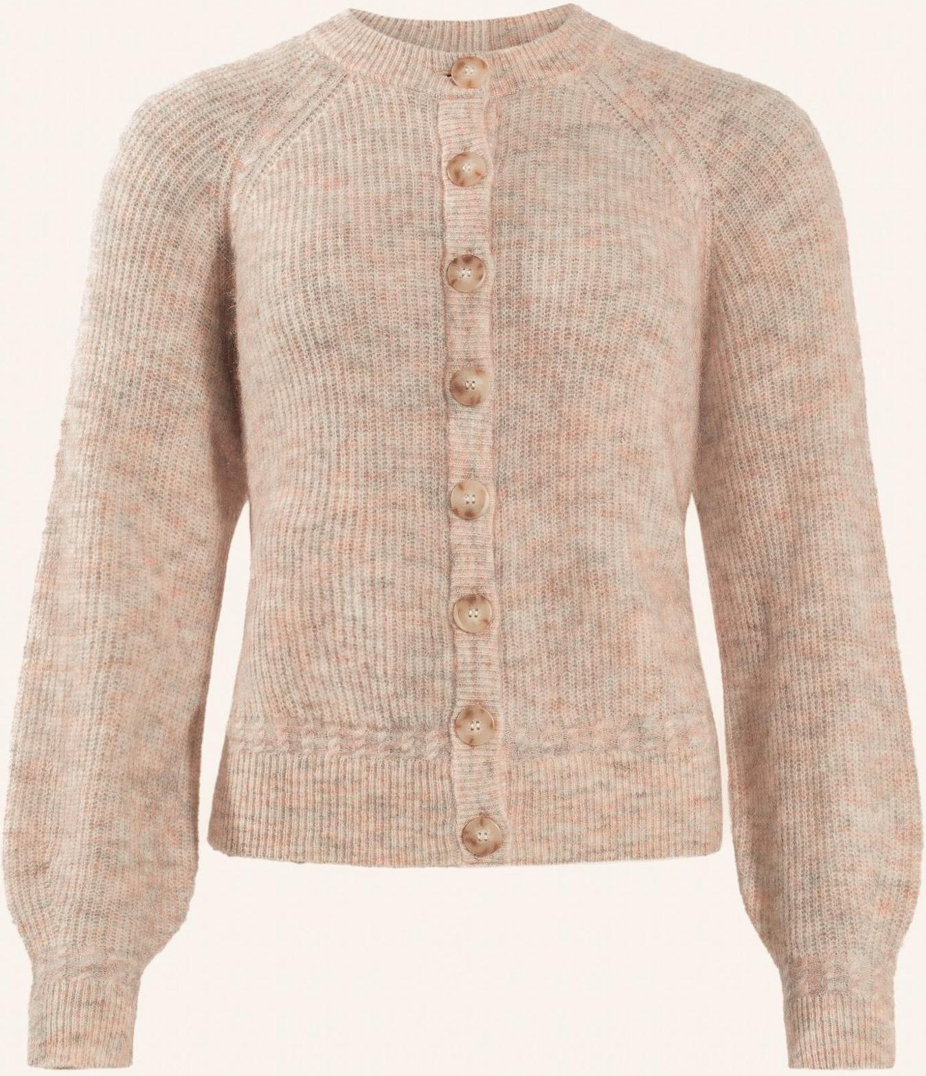 Thumbnail - Adlysh Feinstrick Cardigan Mit Mohair beige