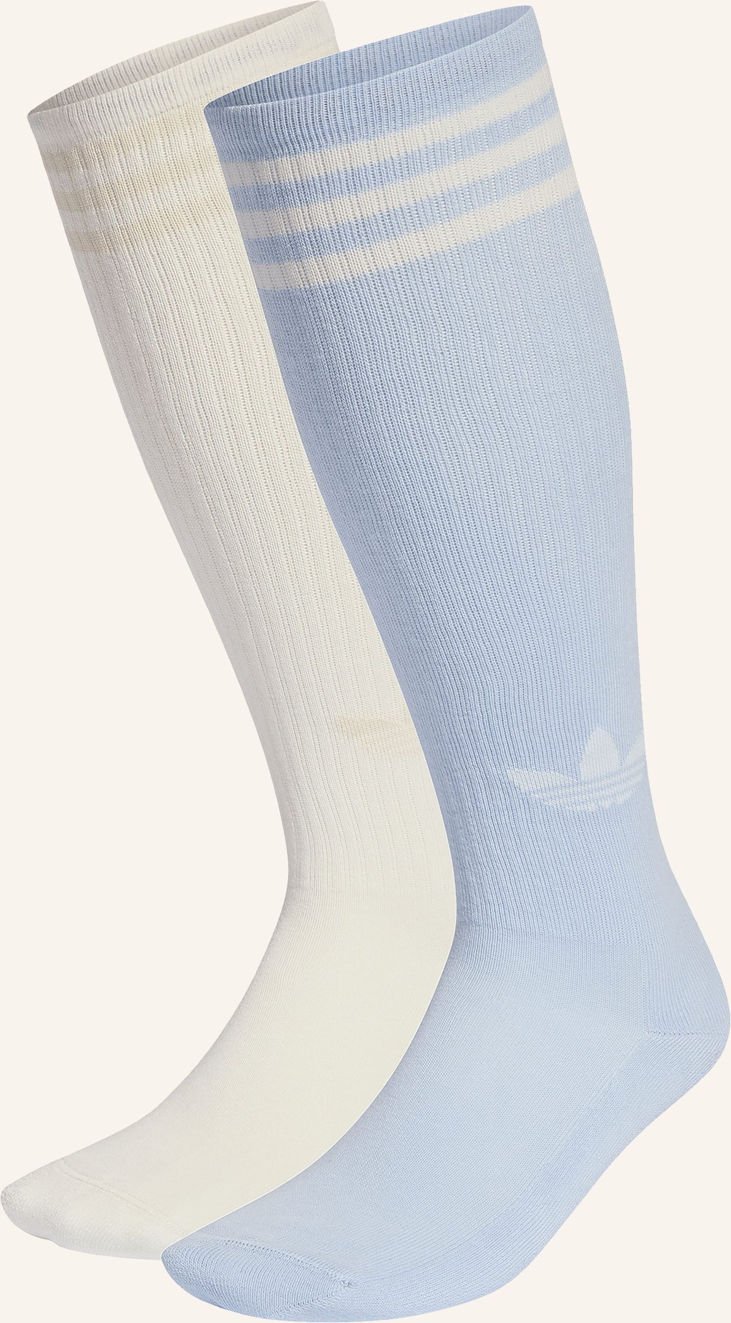 Thumbnail - Adidas Originals 2er-Pack Kniestrümpfe 3-Streifen blau