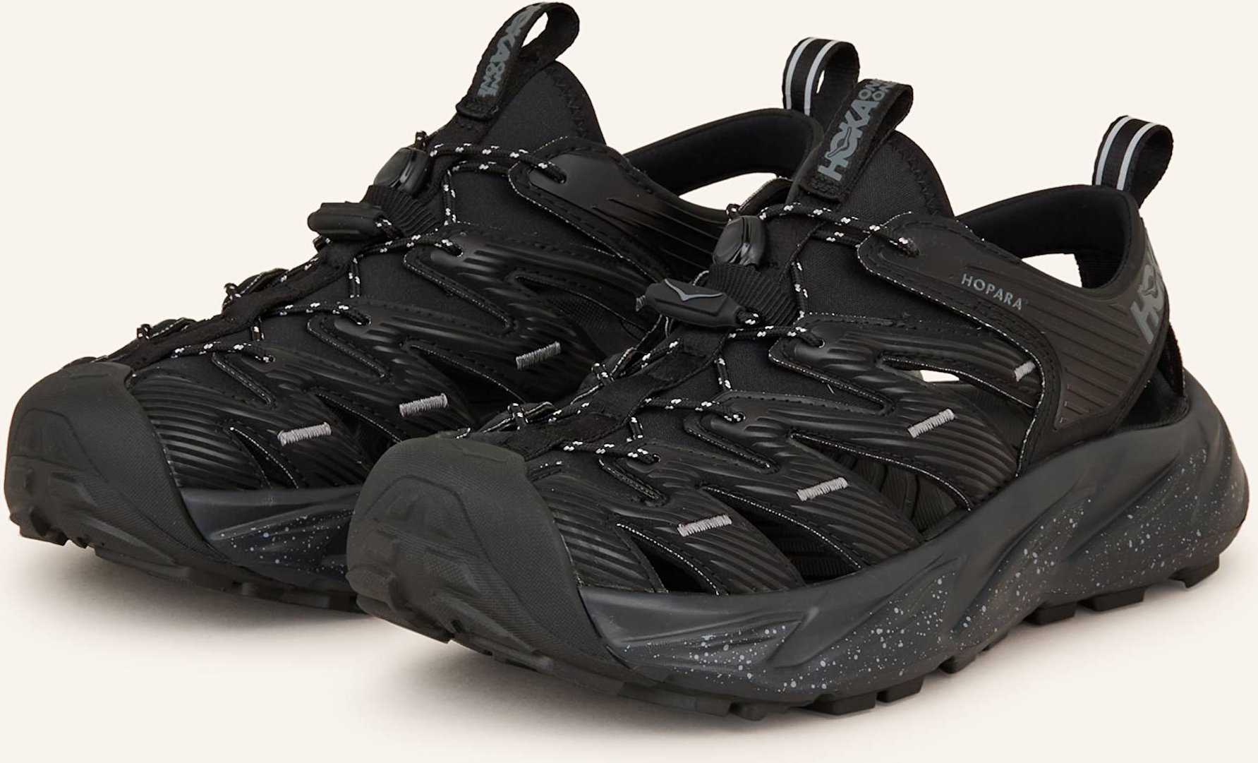 Hoka Trekking-Sandalen Hopara schwarz