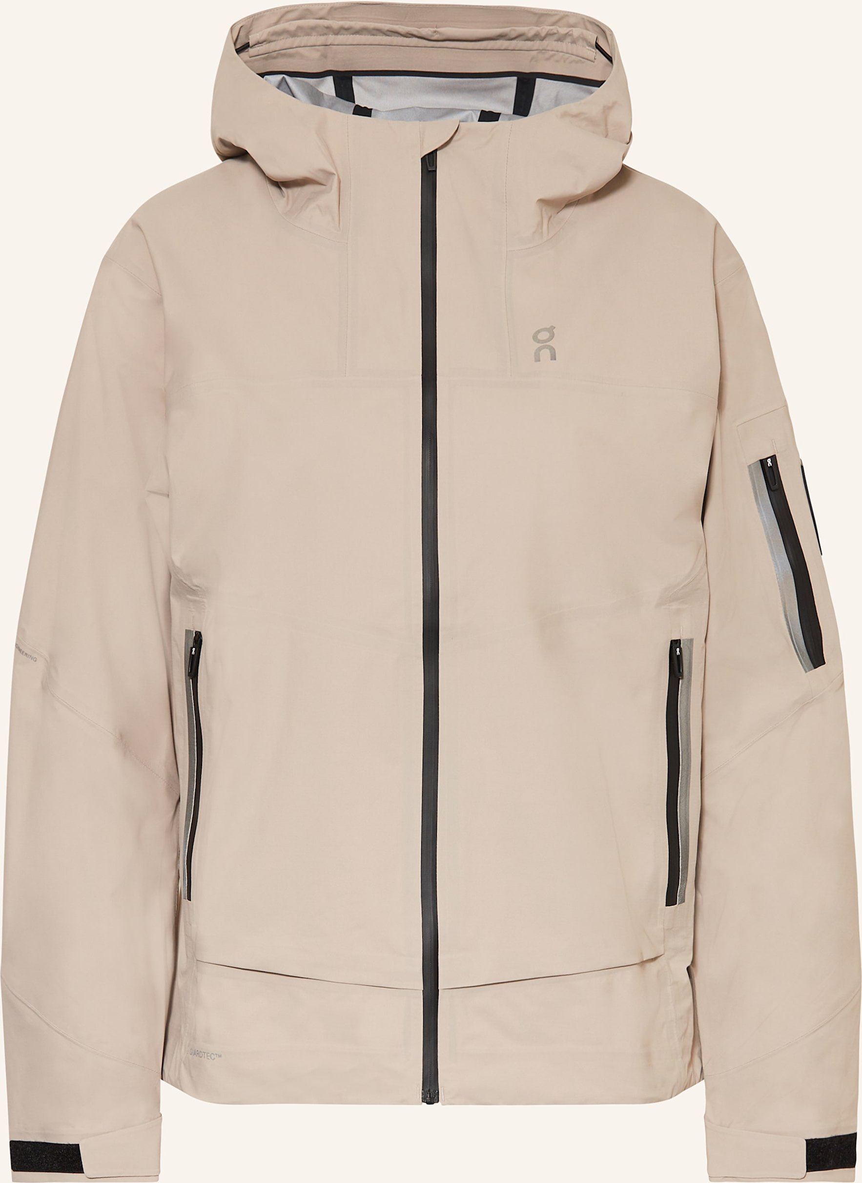 On Funktionsjacke Trek beige
