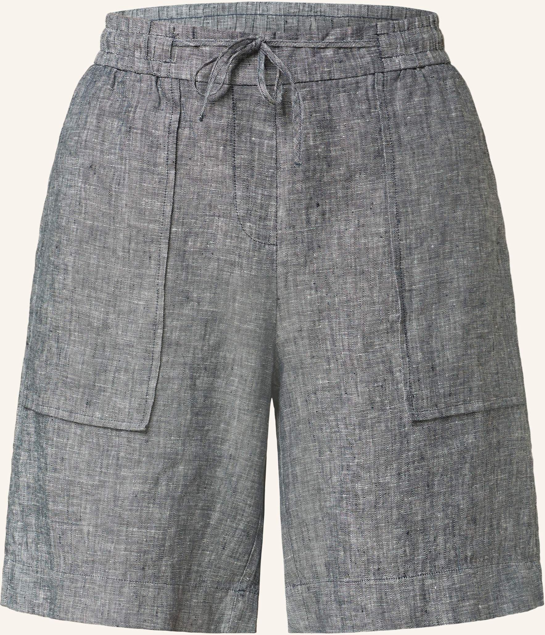 Opus Leinenshorts Melane blau