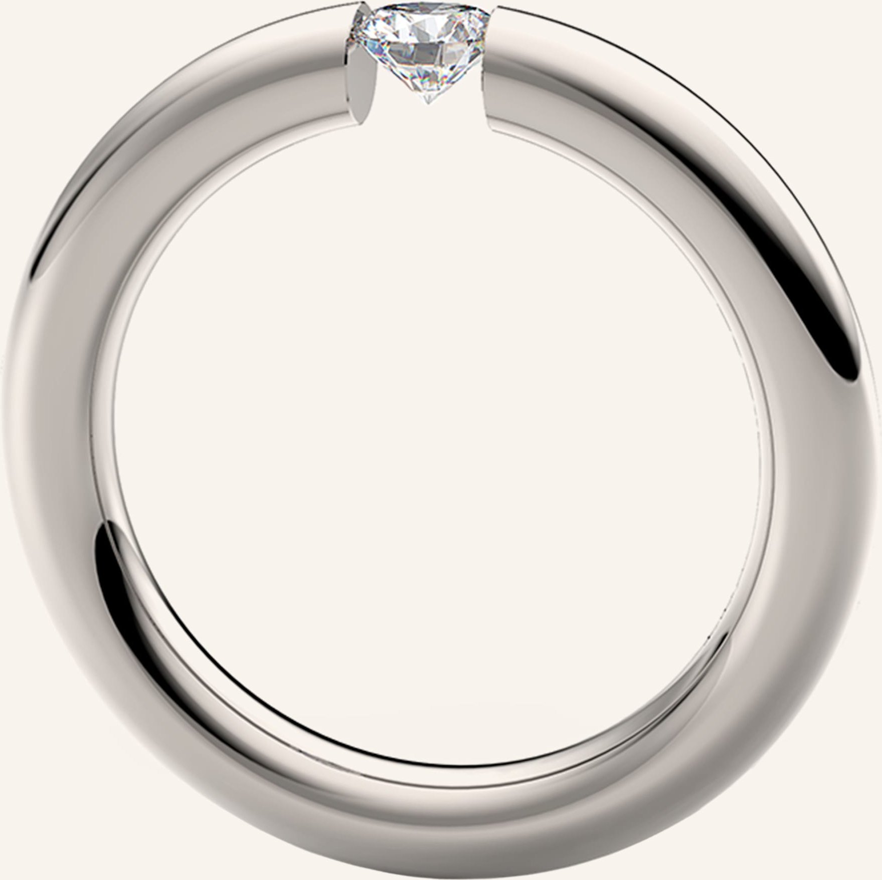 Niessing Ring Spannring® Rund silber