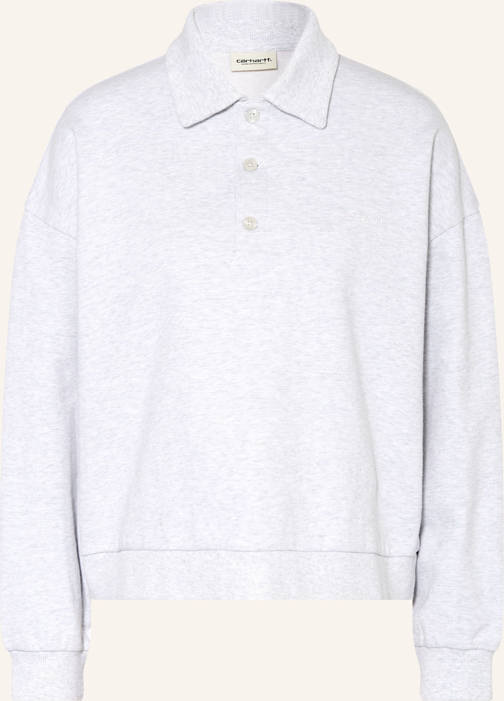 Carhartt Wip Sweat-Poloshirt Brenta grau