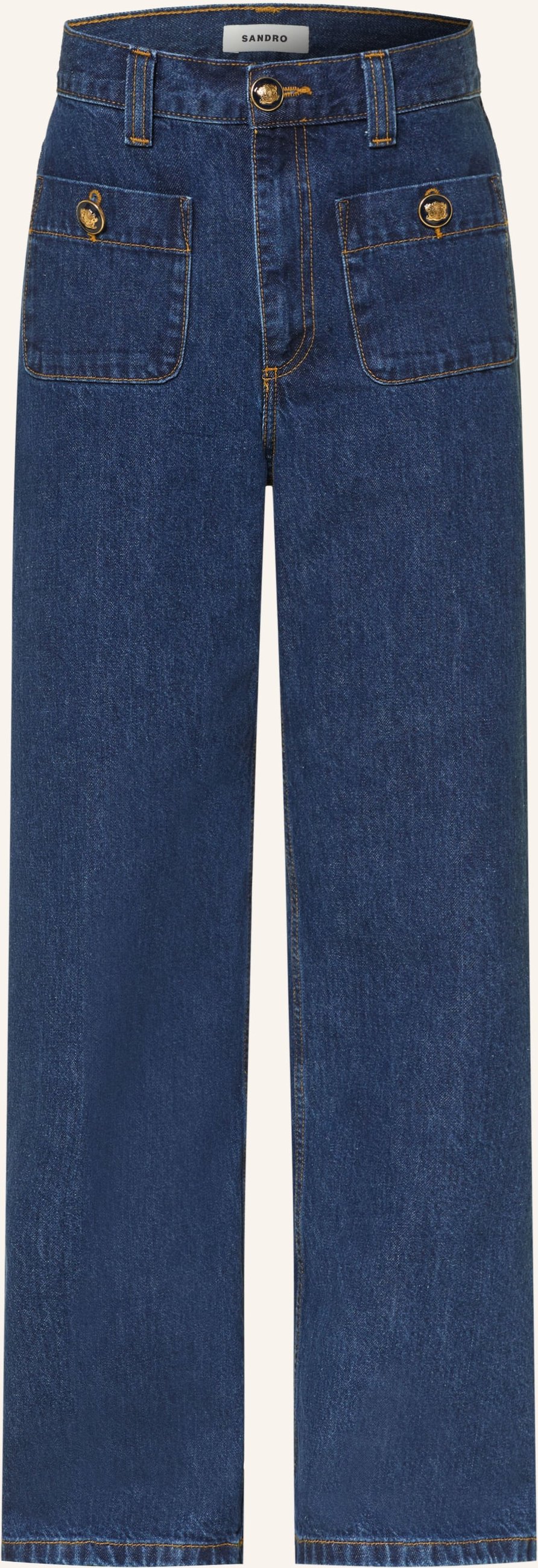 Sandro Wide Leg Jeans blau