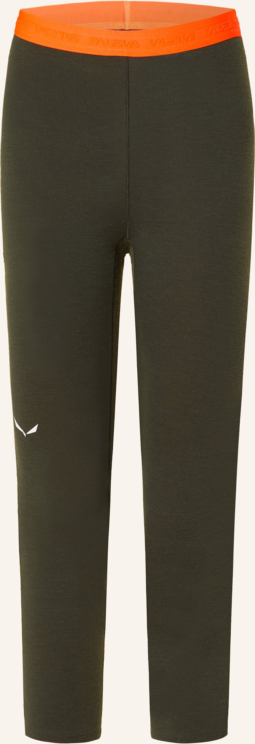 Salewa Funktionswäsche-Hose Cristallo Mit Verkürzter Beinlänge Aus Merinowolle gruen