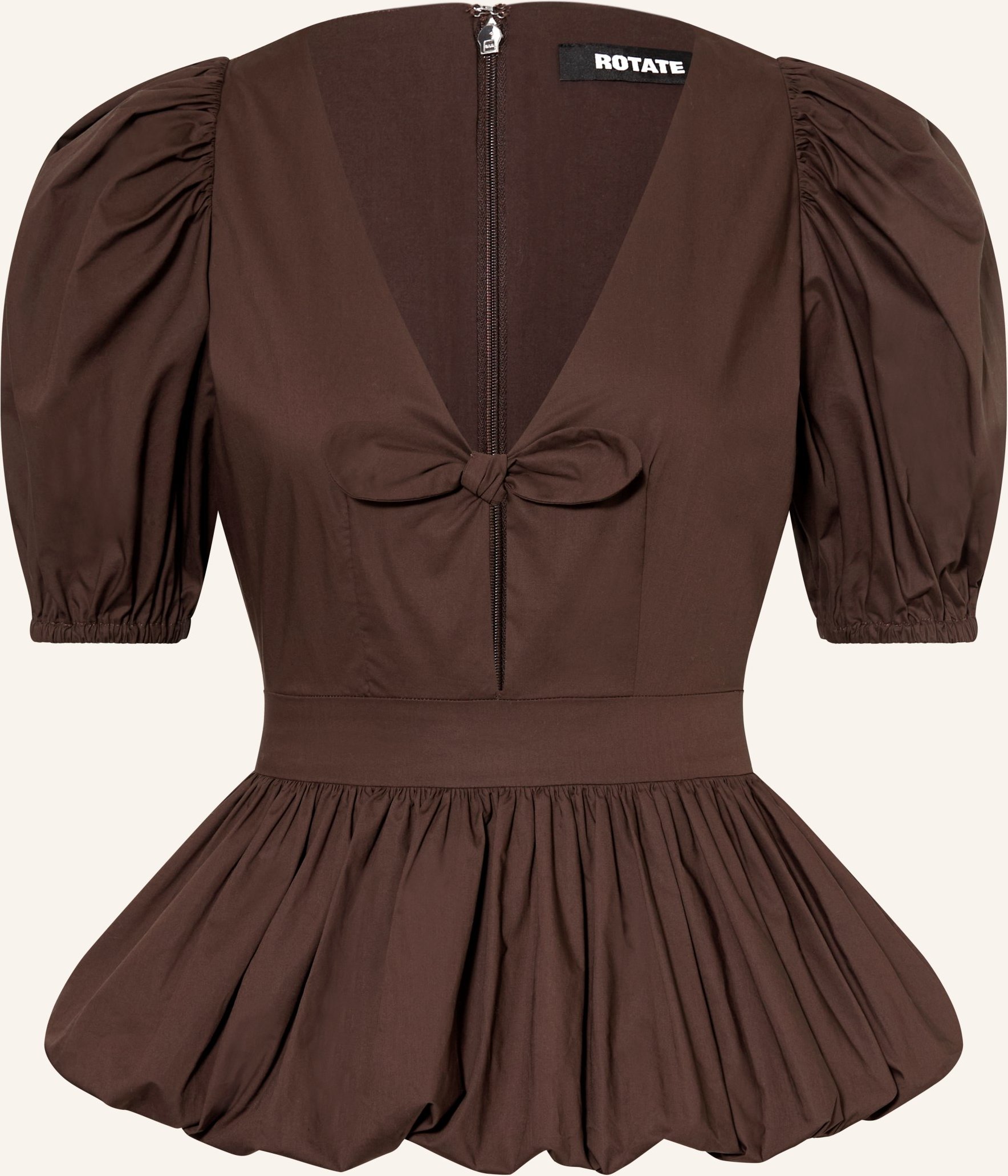 Rotate Blusenshirt braun