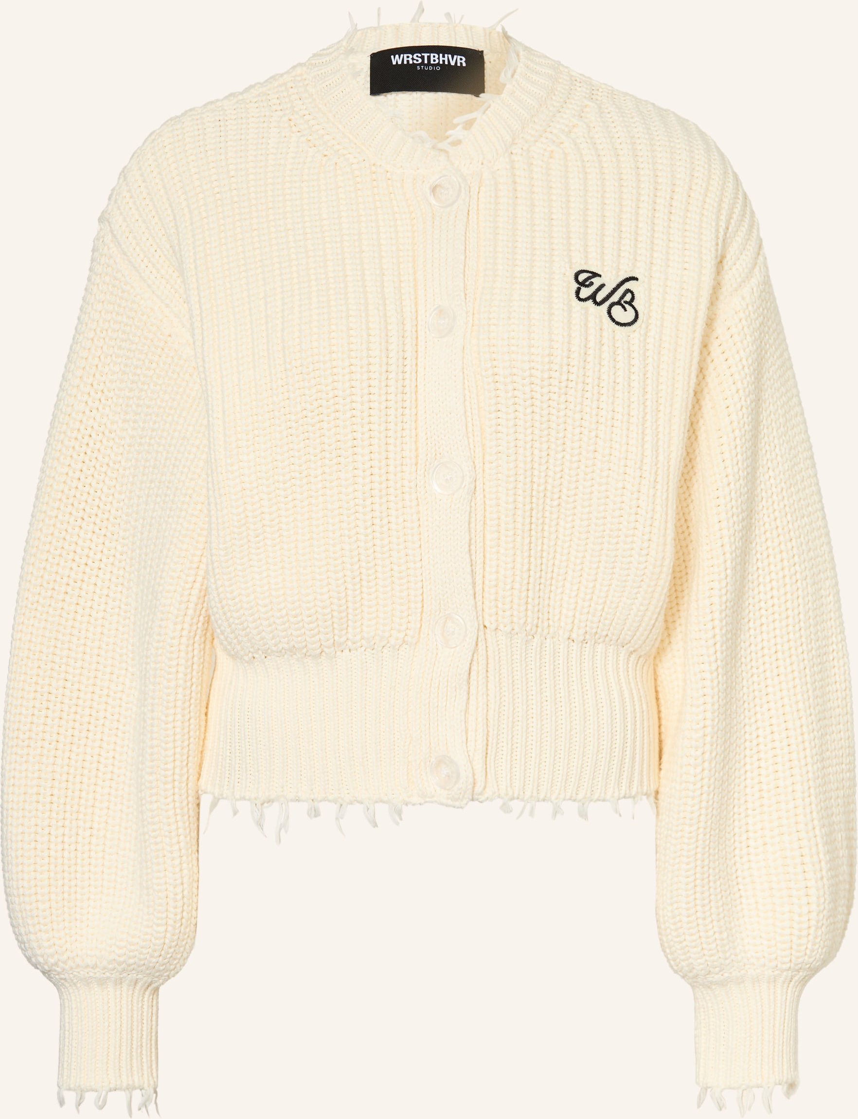 Wrstbhvr Strickjacke Blair weiss