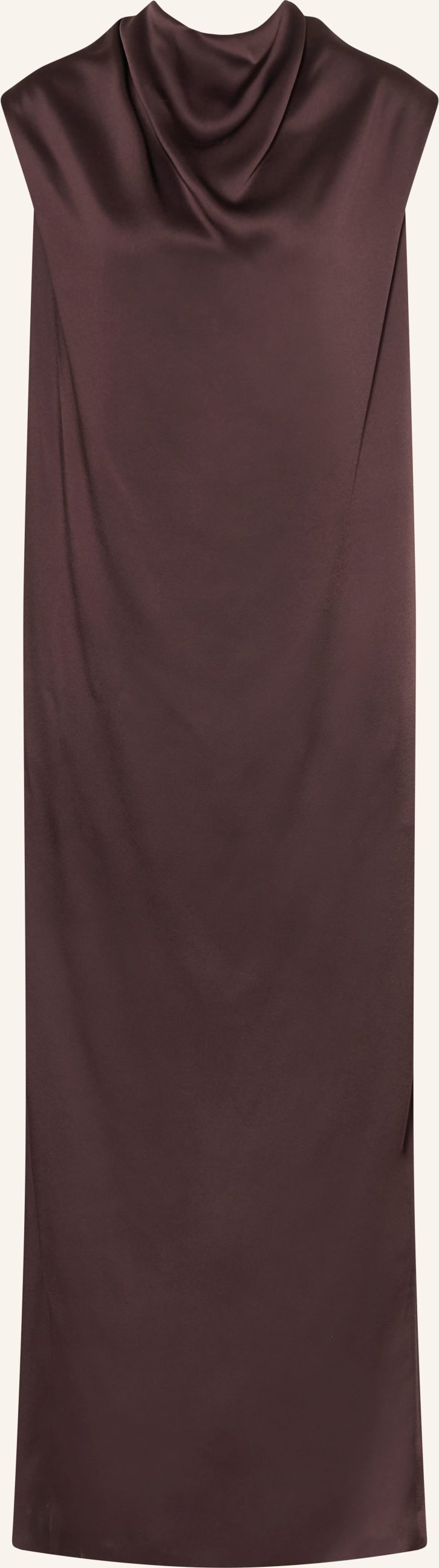 Boss Satinkleid Dabika Mit Cut-Out braun