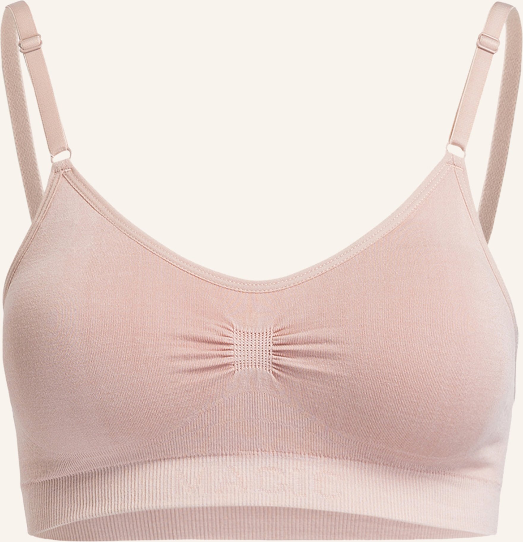 Magic Bodyfashion Bustier Bamboo Comfort Bra With Spaghetti Straps rosa