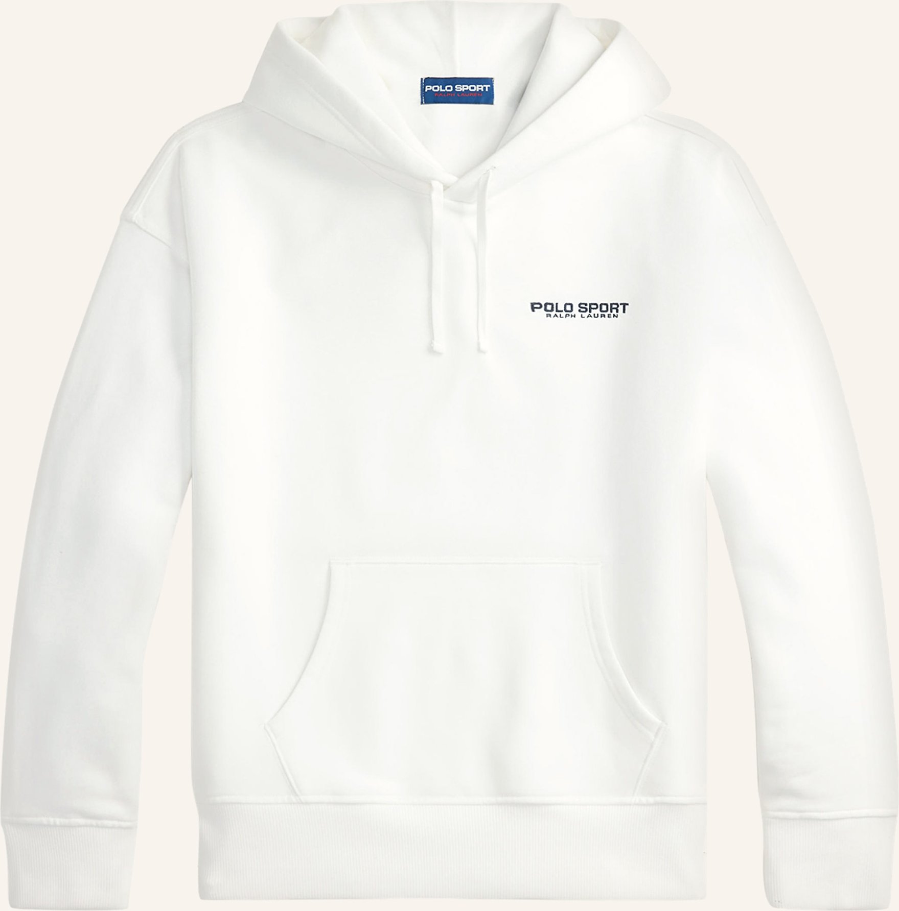 Polo Sport Hoodie weiss