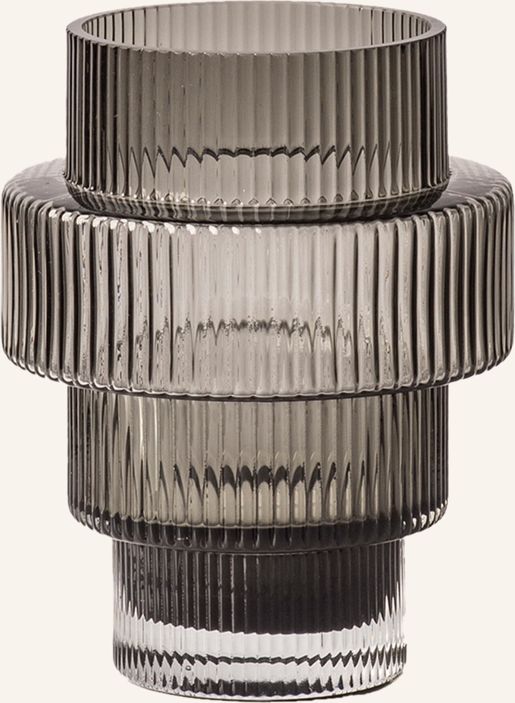 Polspotten Windlicht Steps grau