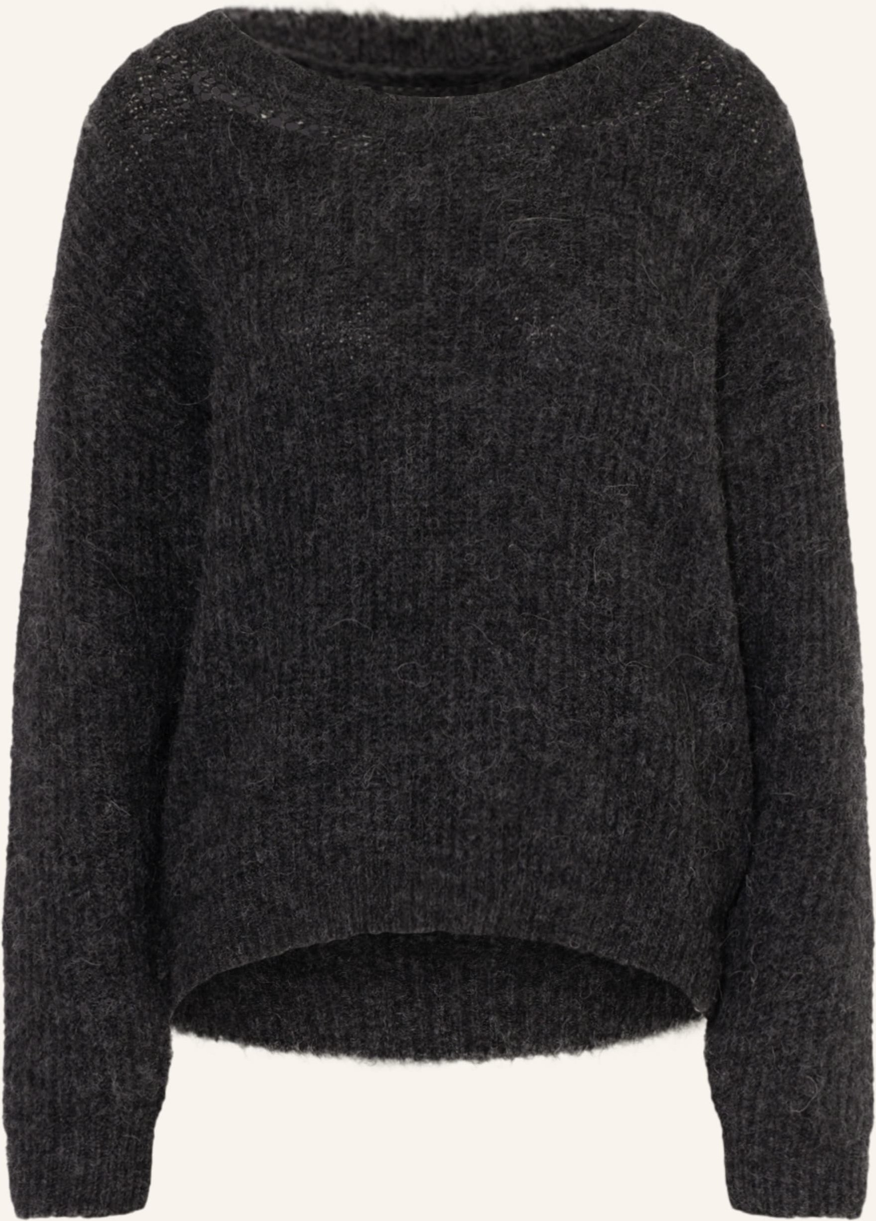American Vintage Pullover East Mit Alpaka grau
