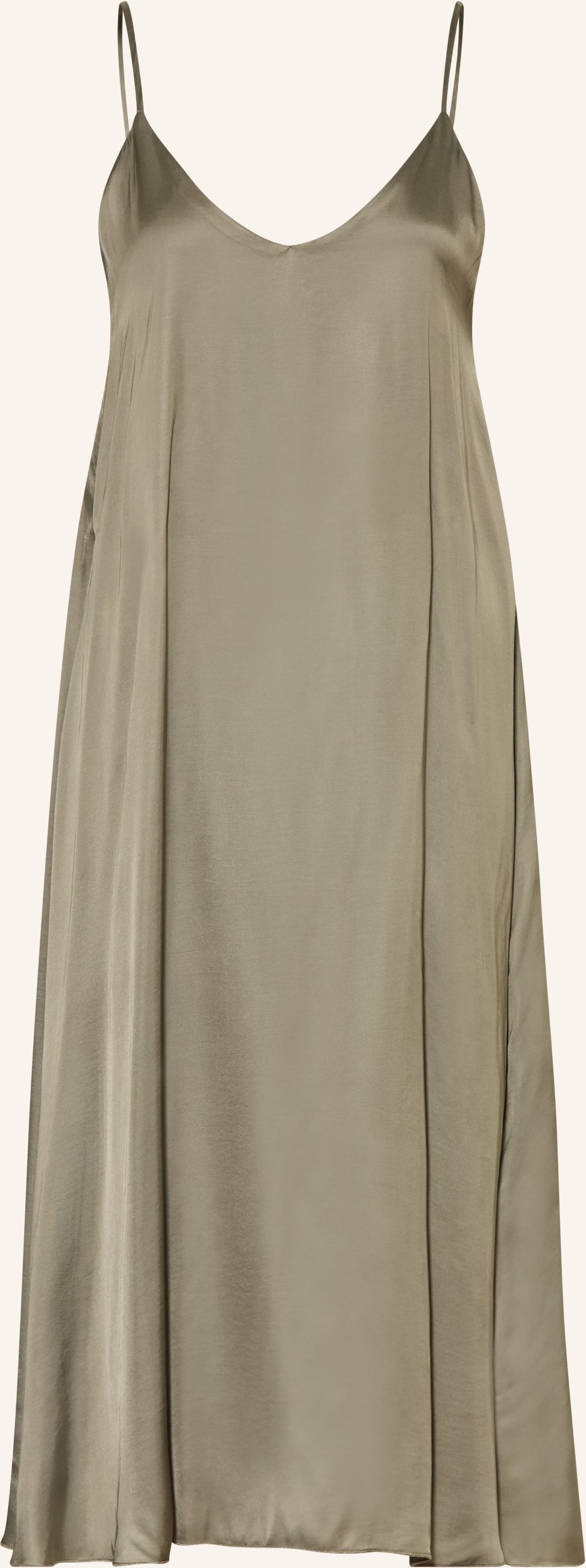 American Vintage Satinkleid Bovalow gruen