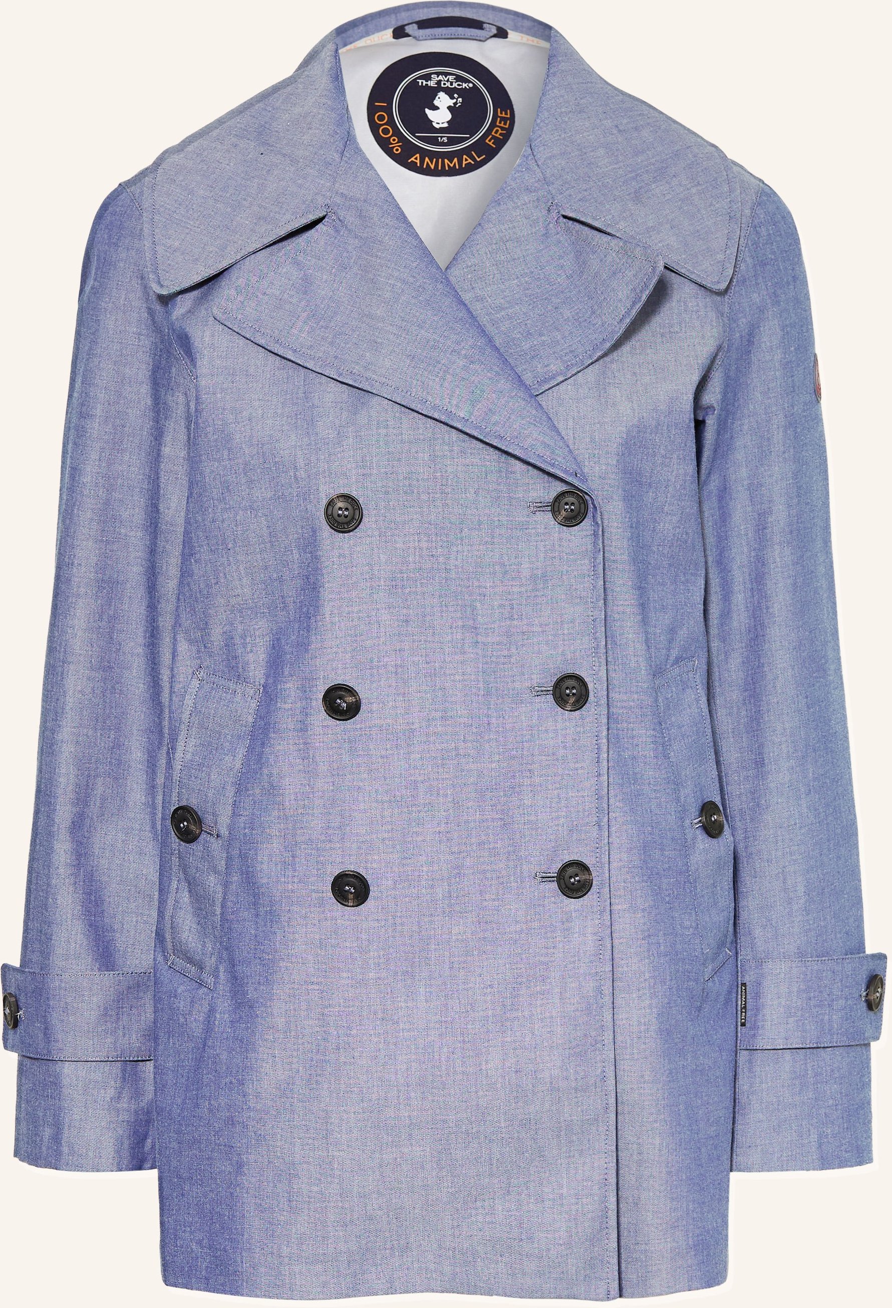 Save The Duck Trench-Jacke Sela In Jeansoptik blau