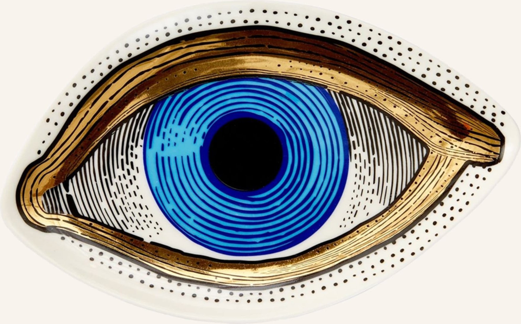 Jonathan Adler Schale Eye Trinket blau