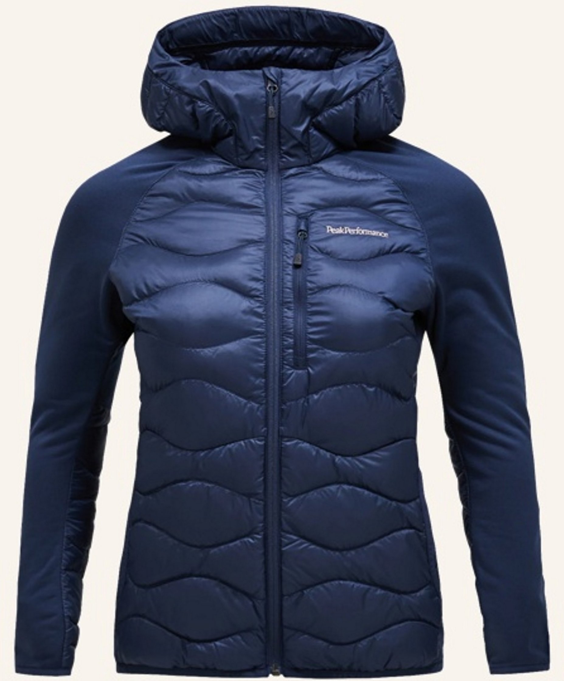 Peak Performance Softshelljacke Helium Hybrid Down blau