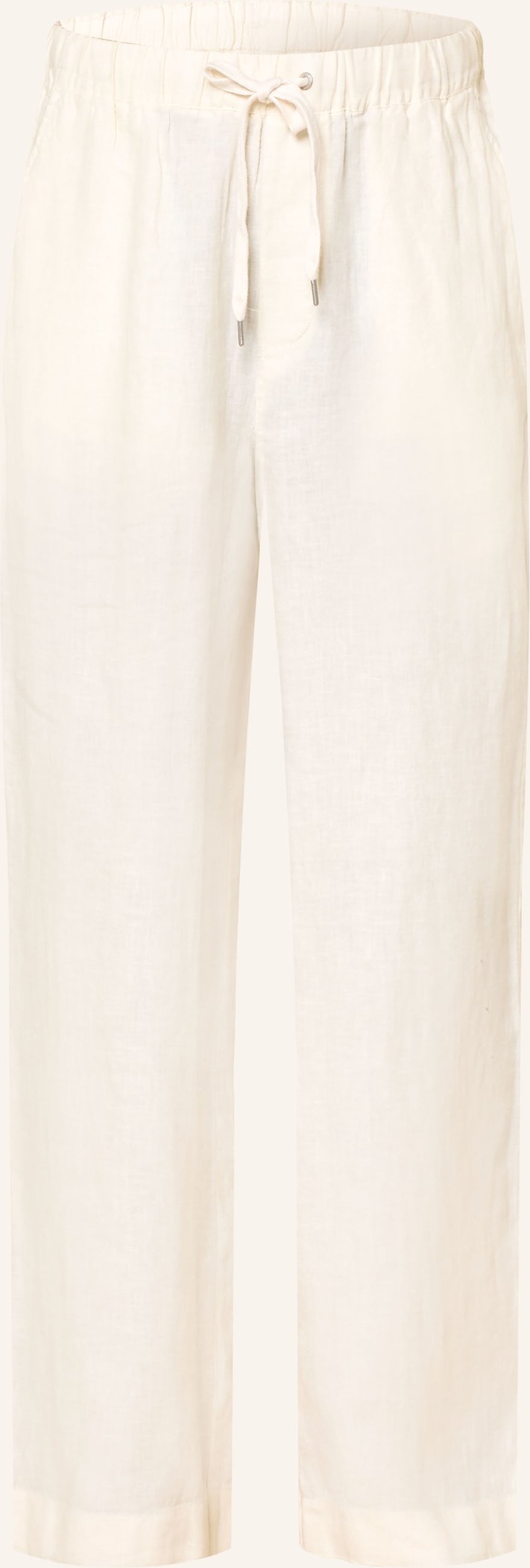 Allsaints Leinenhose Sharp Straight Fit beige