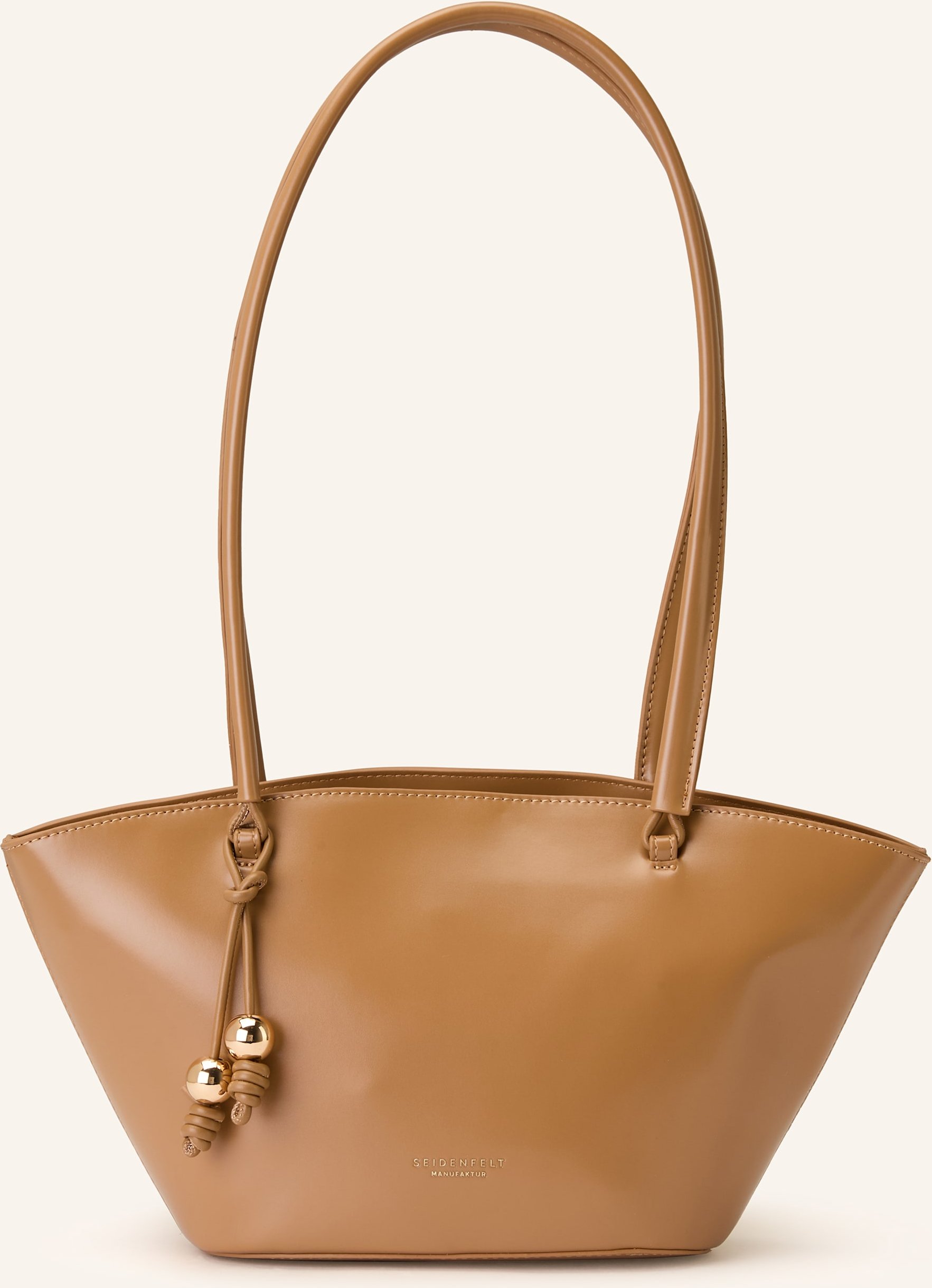 Thumbnail - Seidenfelt Schultertasche Arvaja Tulip Medium braun