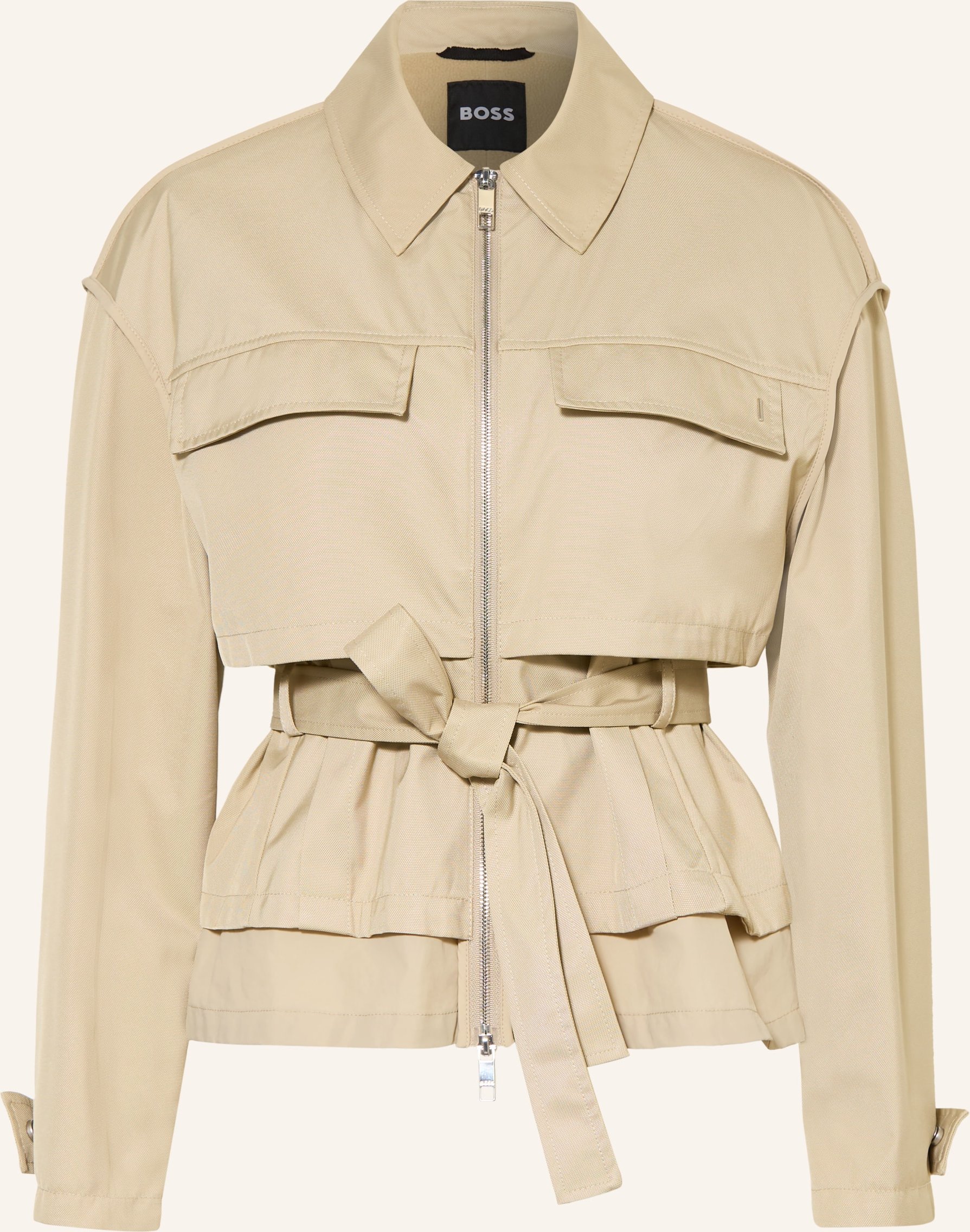 Boss Trench-Jacke Pagliero beige