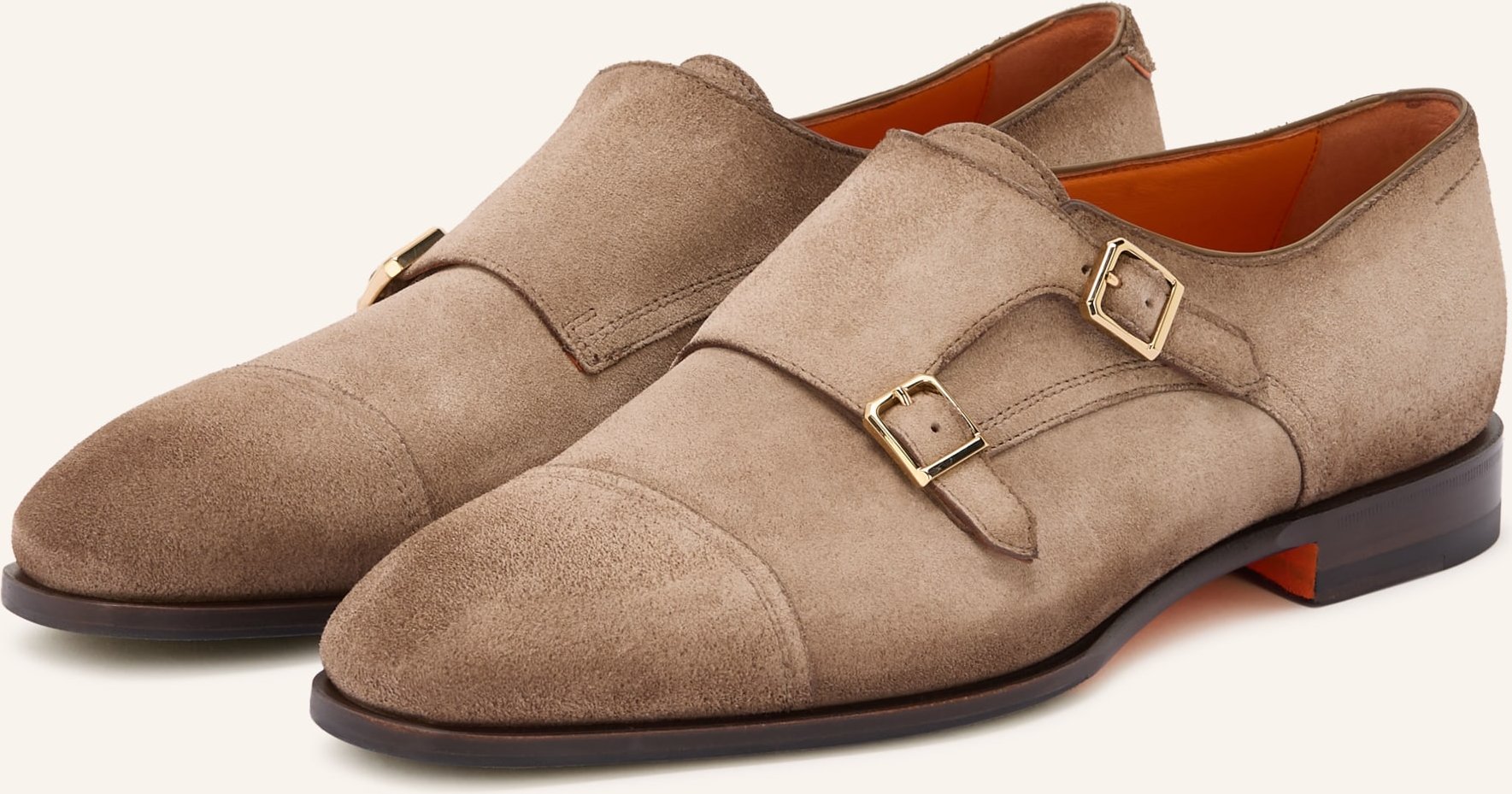 Santoni Double-Monks Axel beige