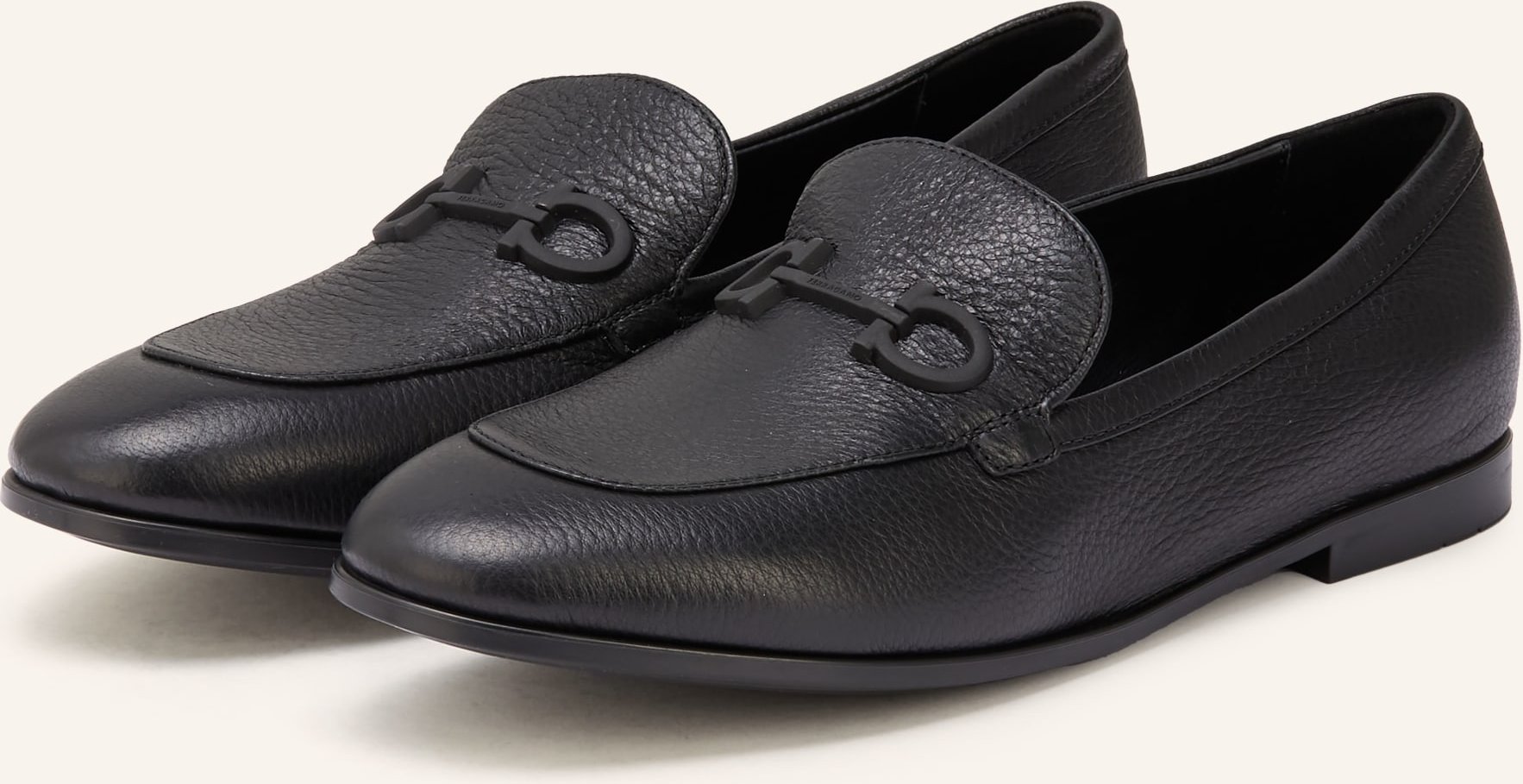 Ferragamo Loafer Soldy schwarz