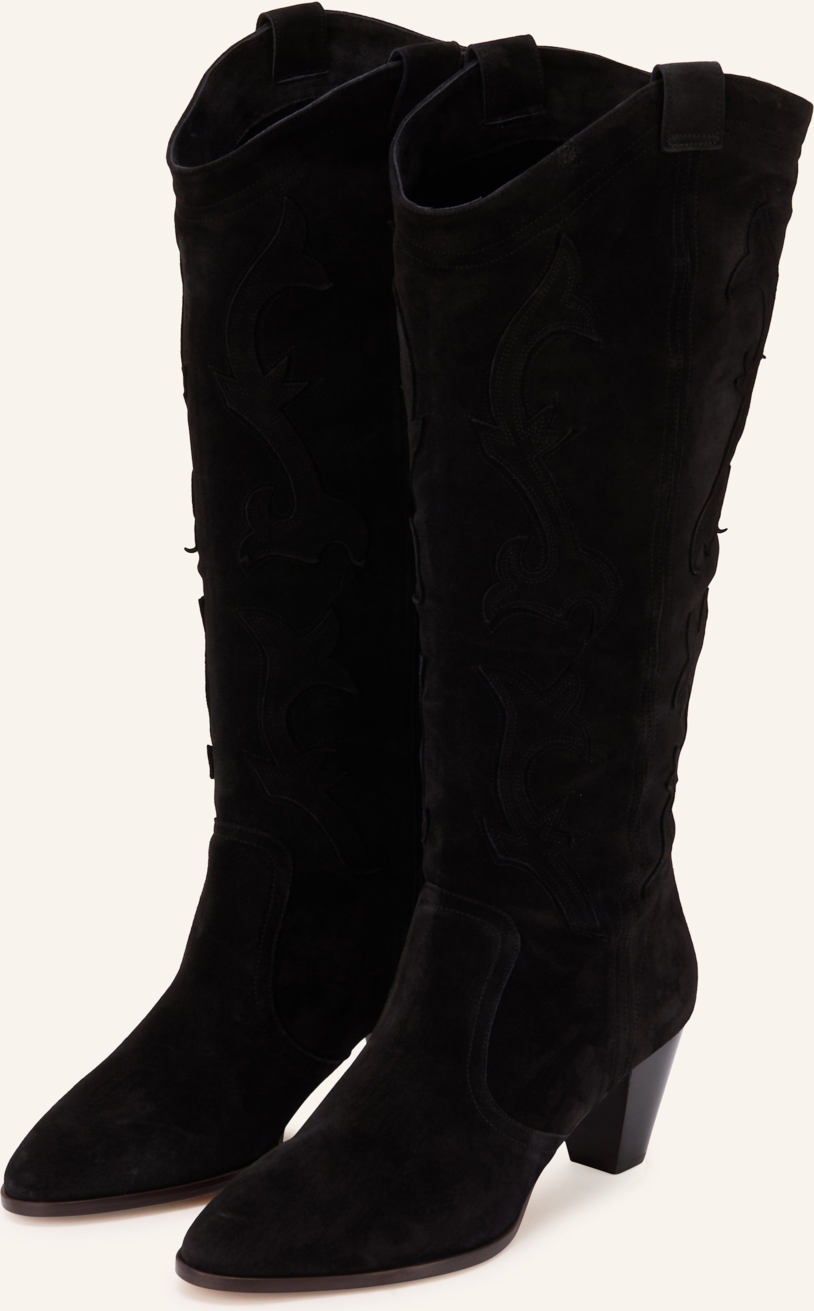 Ba&Sh Cowboy Boots Casey schwarz