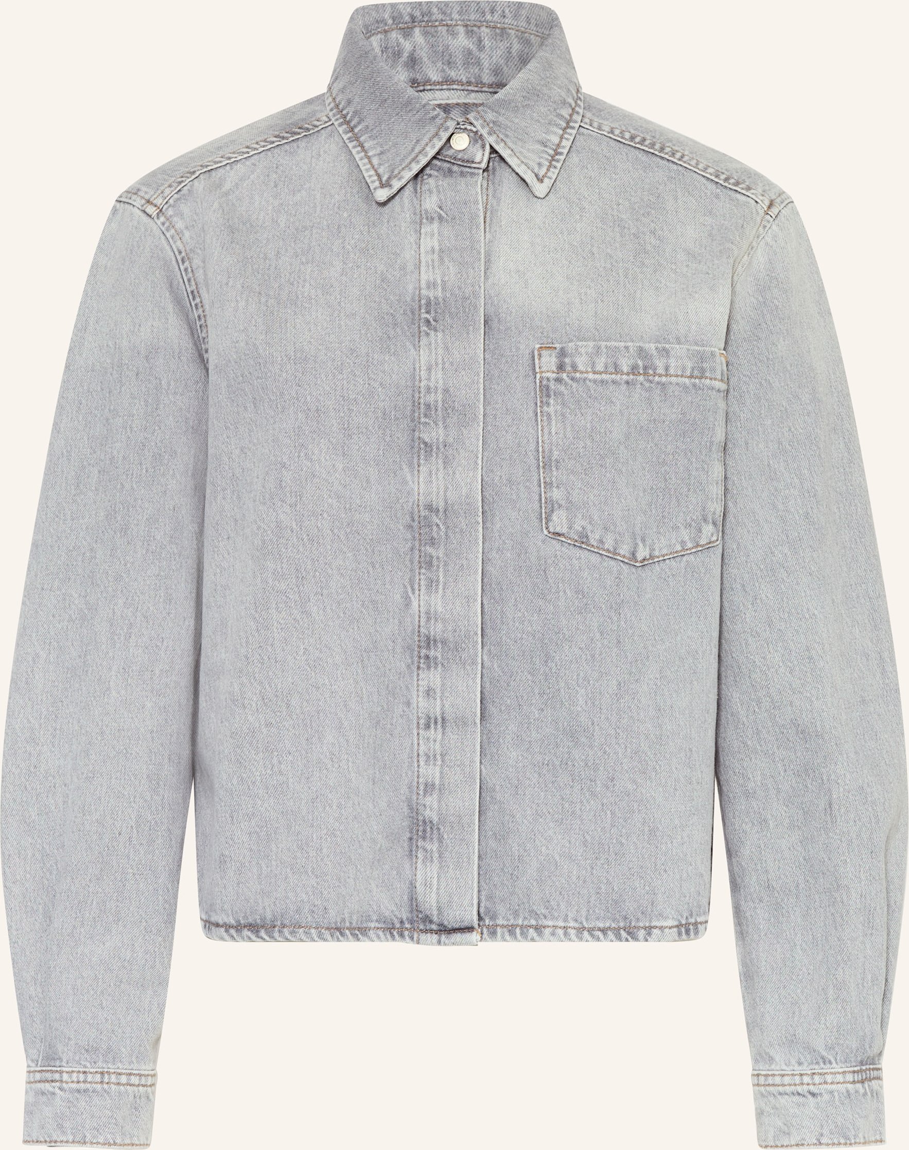 Marc O'polo Denim Jeansbluse grau