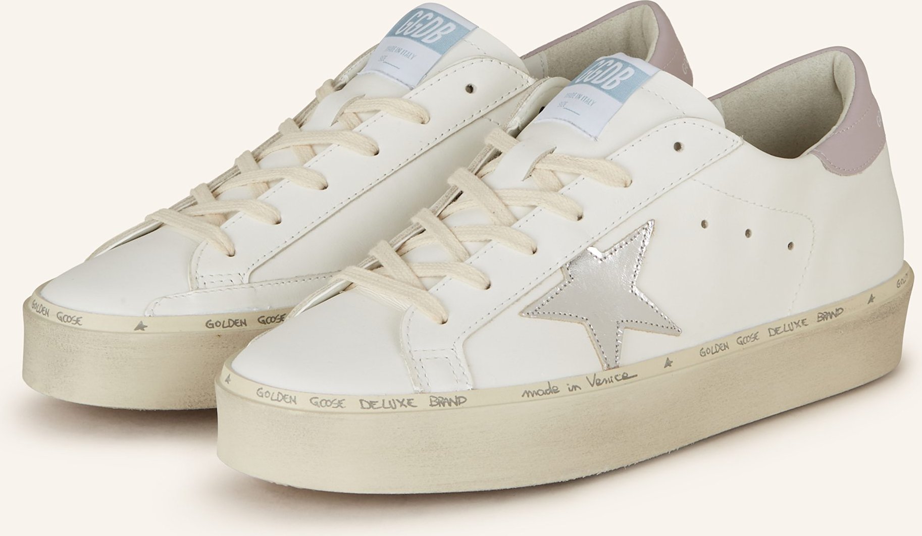 Golden Goose Sneaker Hi Star weiss