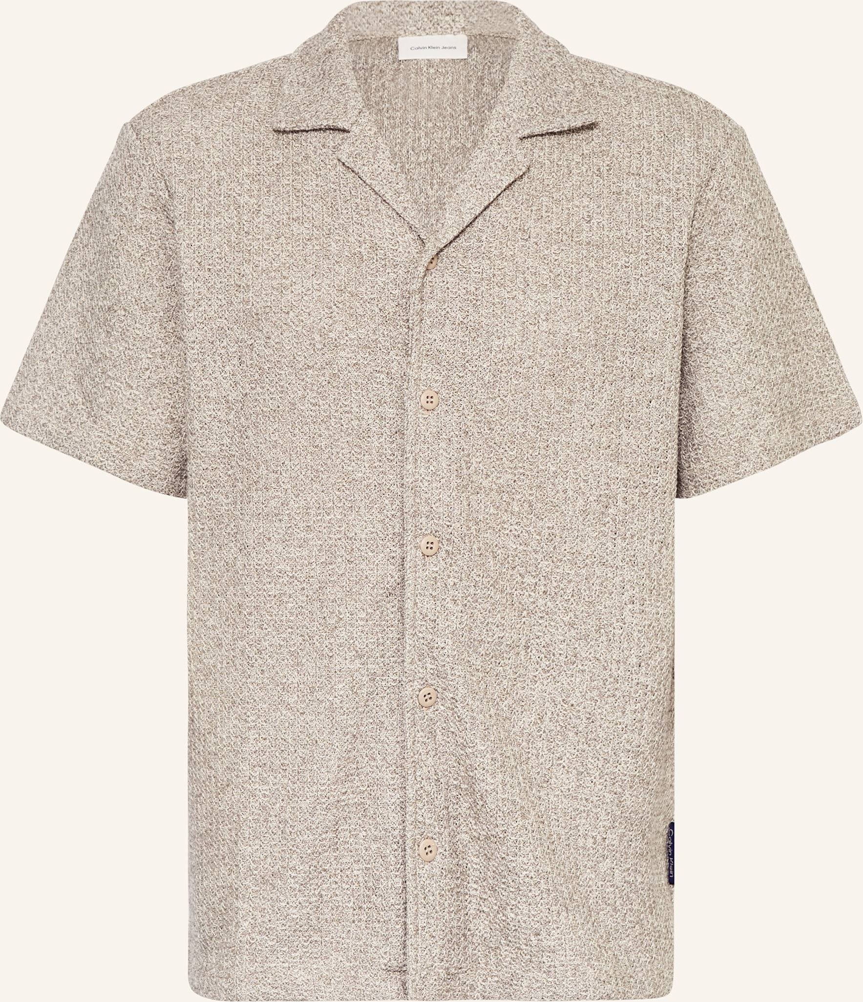 Calvin Klein Jeans Strickhemd Comfort Fit gruen