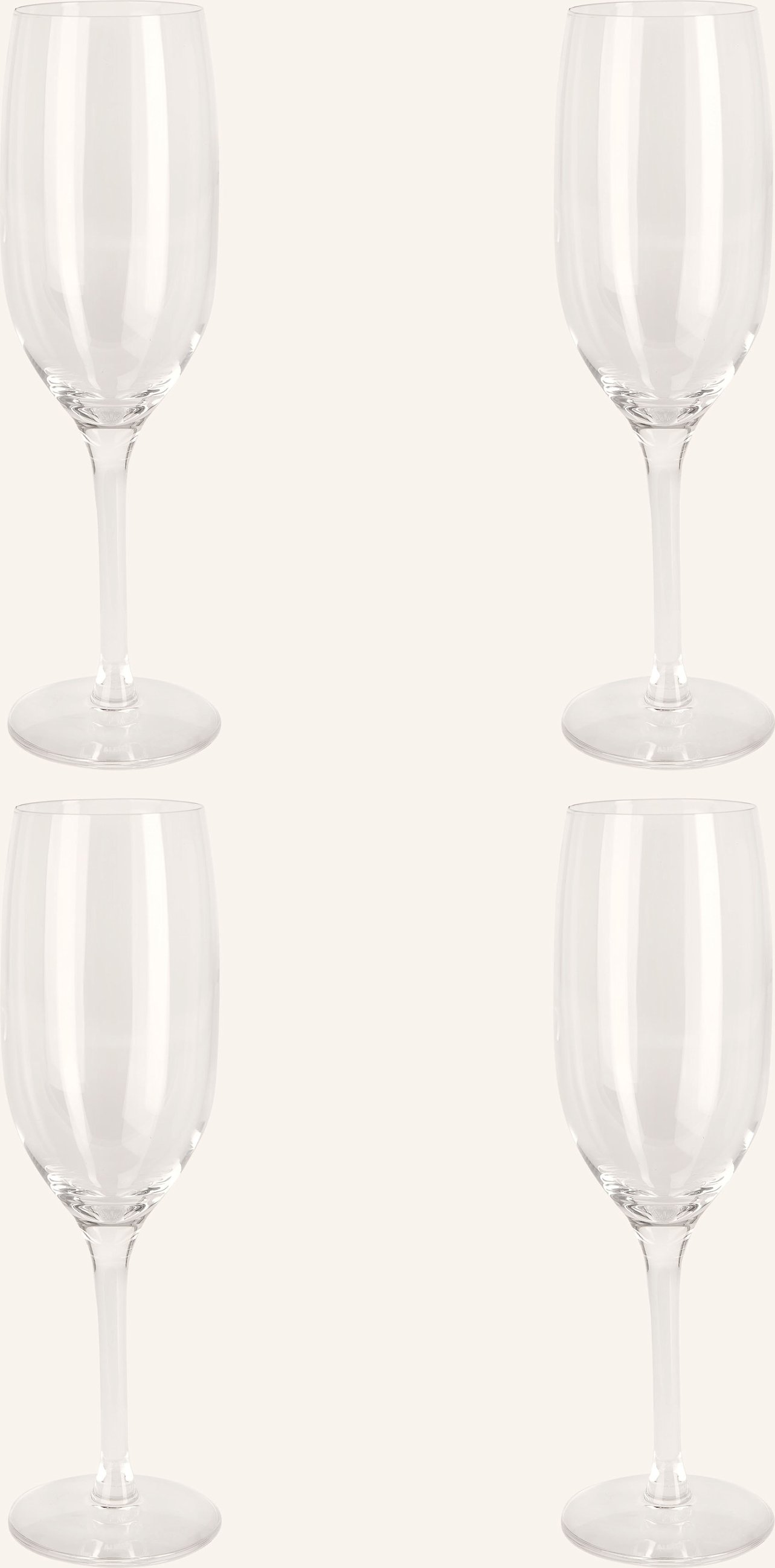 Thumbnail - Alessi 4er-Set Sektgläser Mami Xl transparent