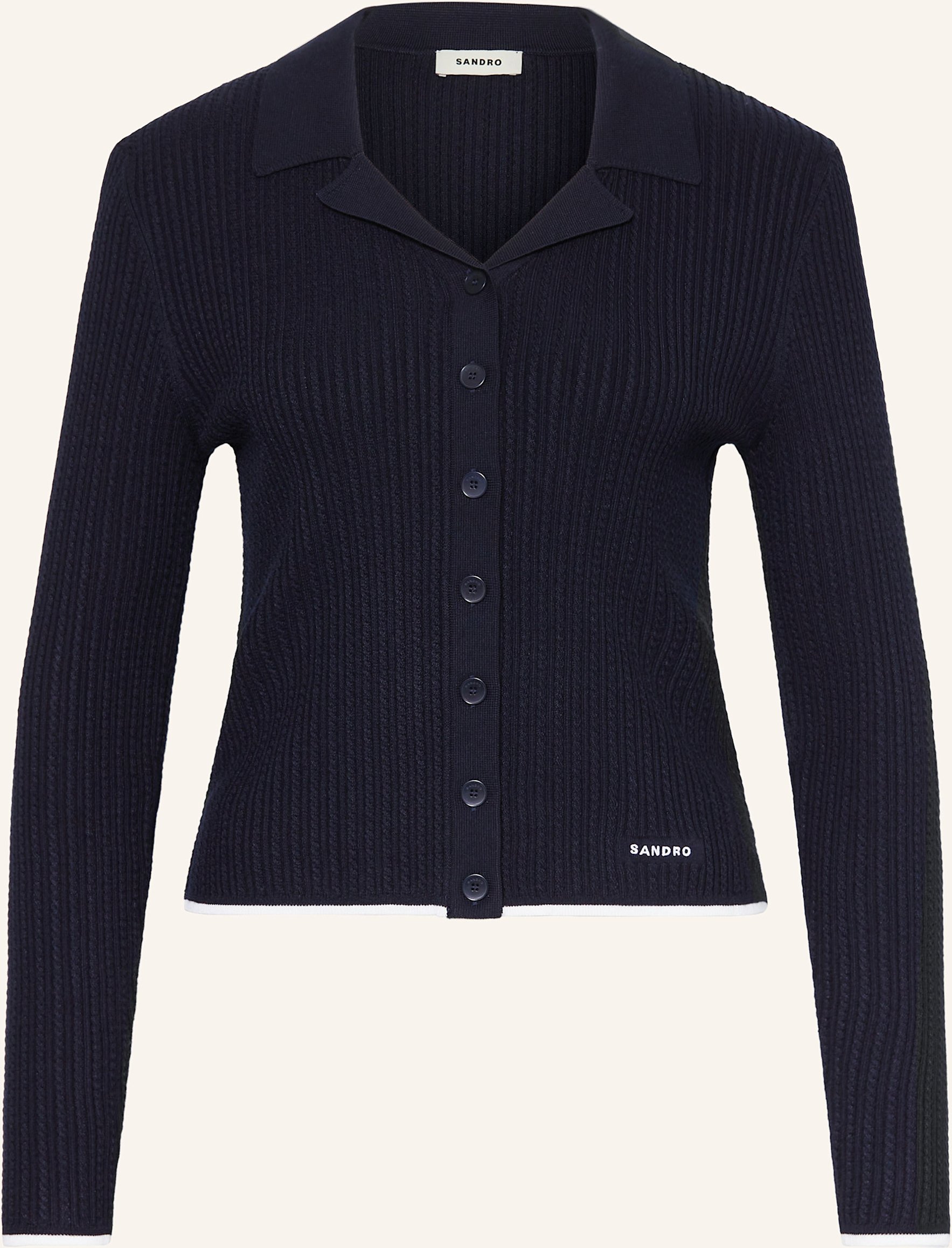 Sandro Strickjacke blau