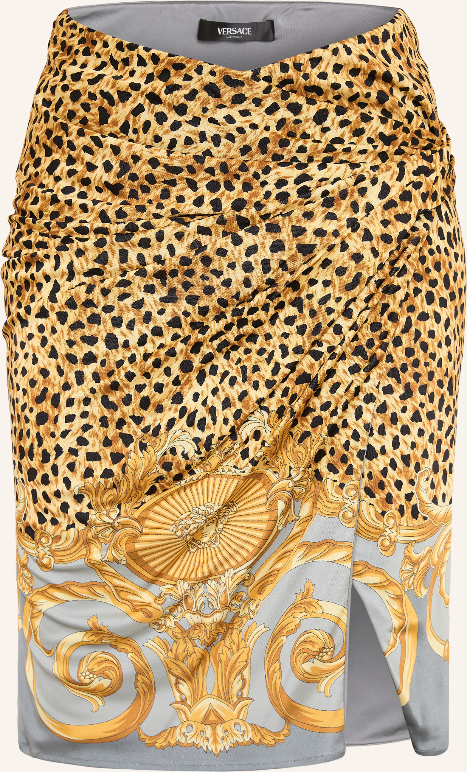 Versace Jerseyrock gelb