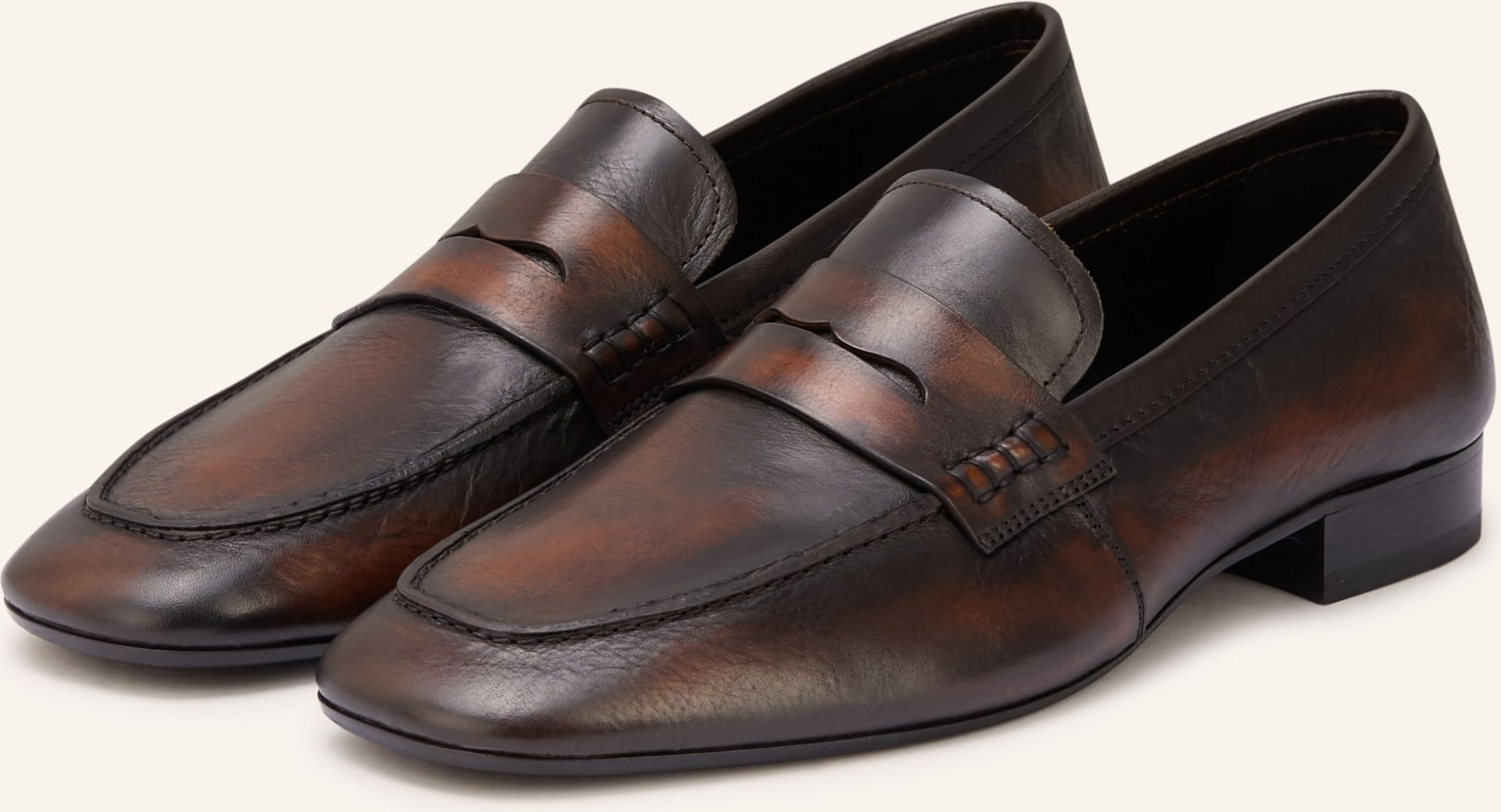 Dries Van Noten Penny-Loafer braun