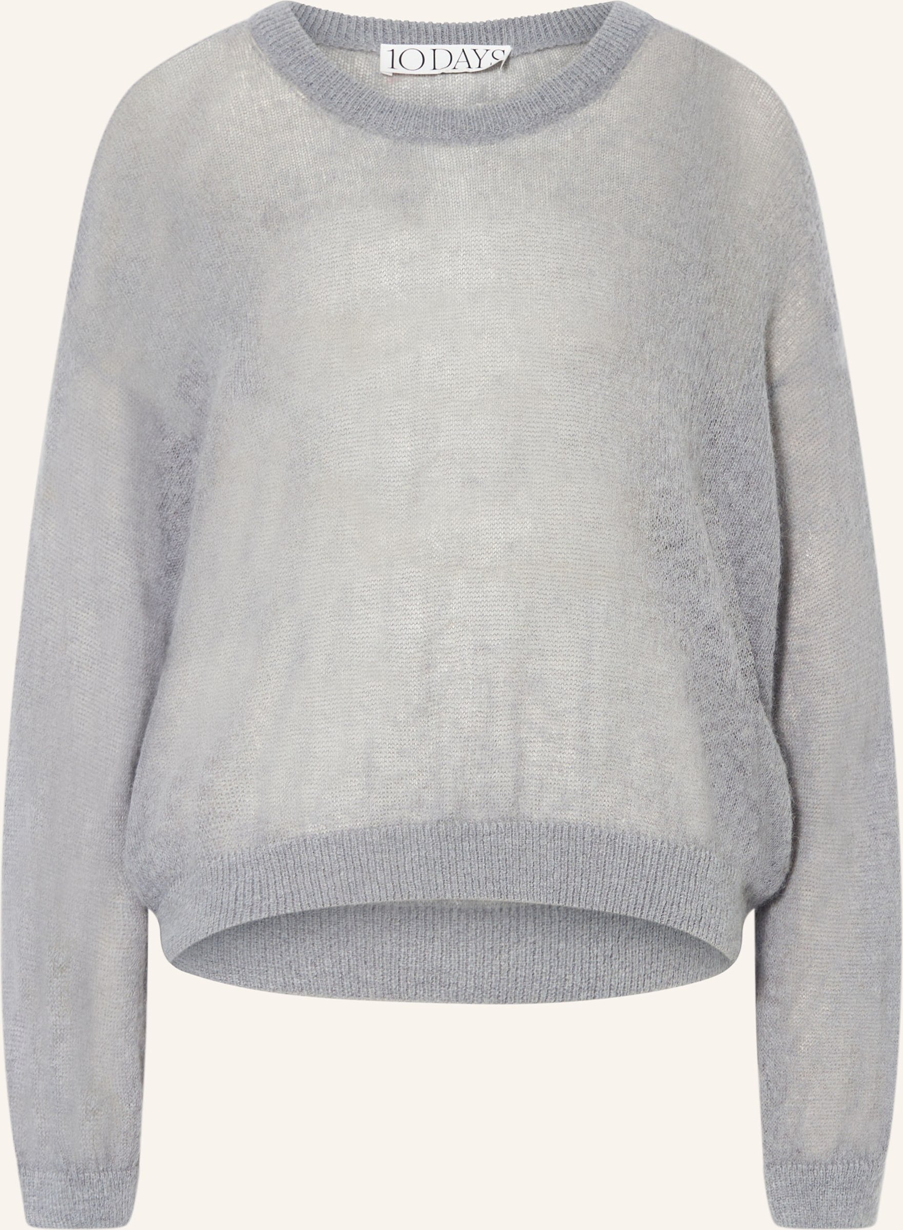 10days Pullover Mit Alpaka grau