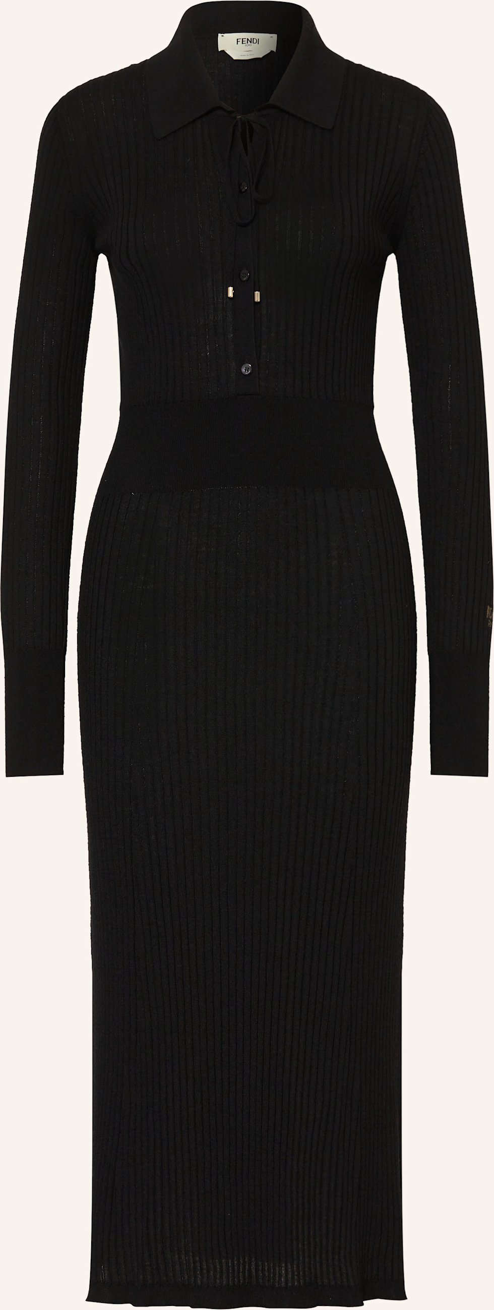 Thumbnail - Fendi Strickkleid schwarz