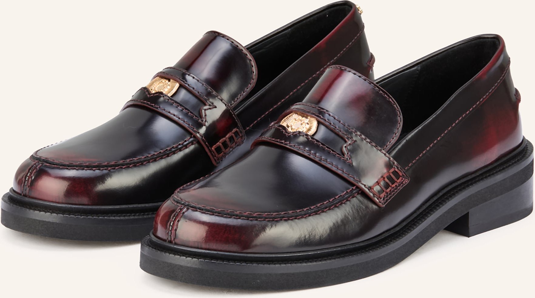 Thumbnail - Maje Penny-Loafer rot