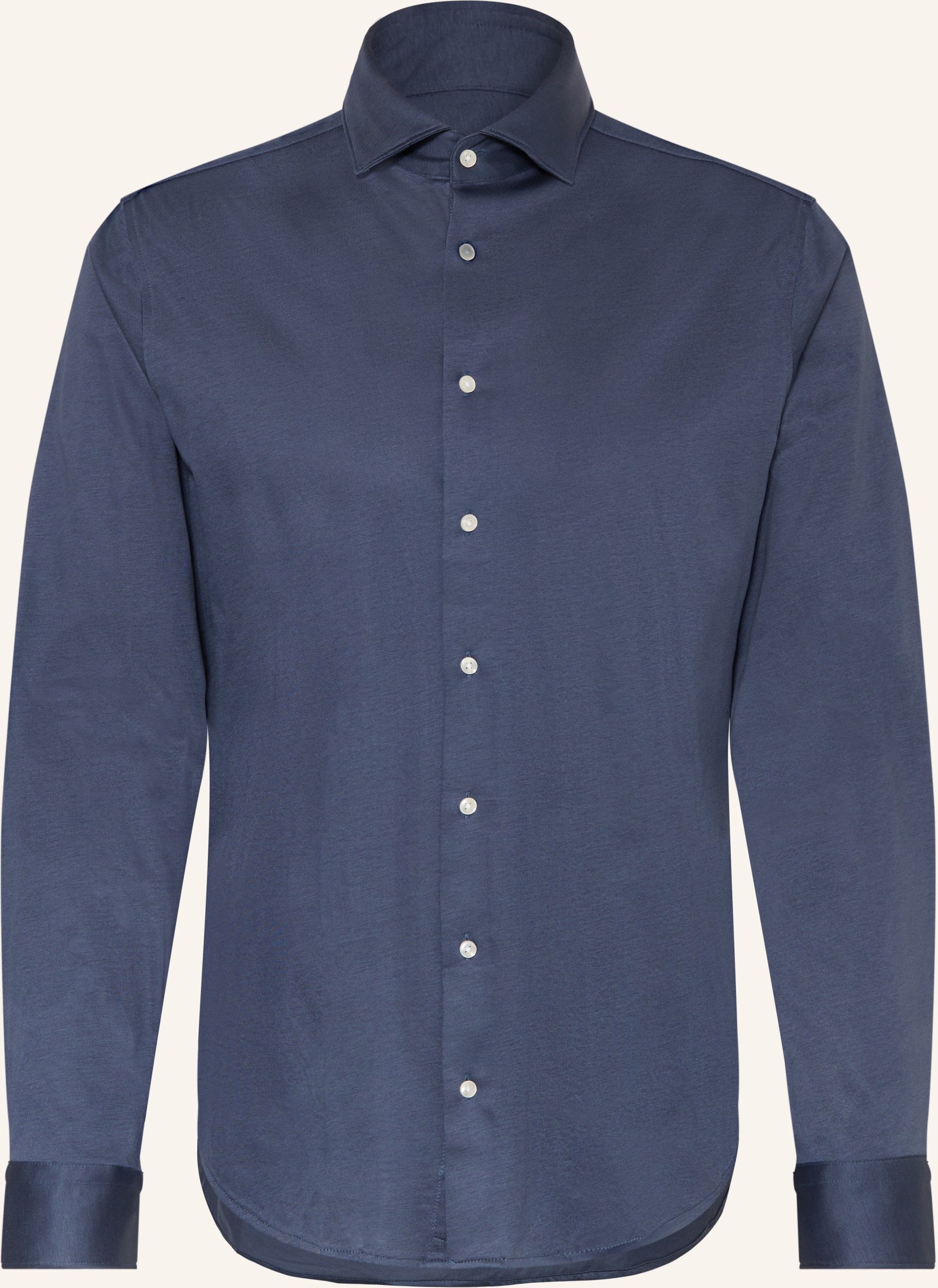 Seidensticker Jerseyhemd Shaped Fit grau