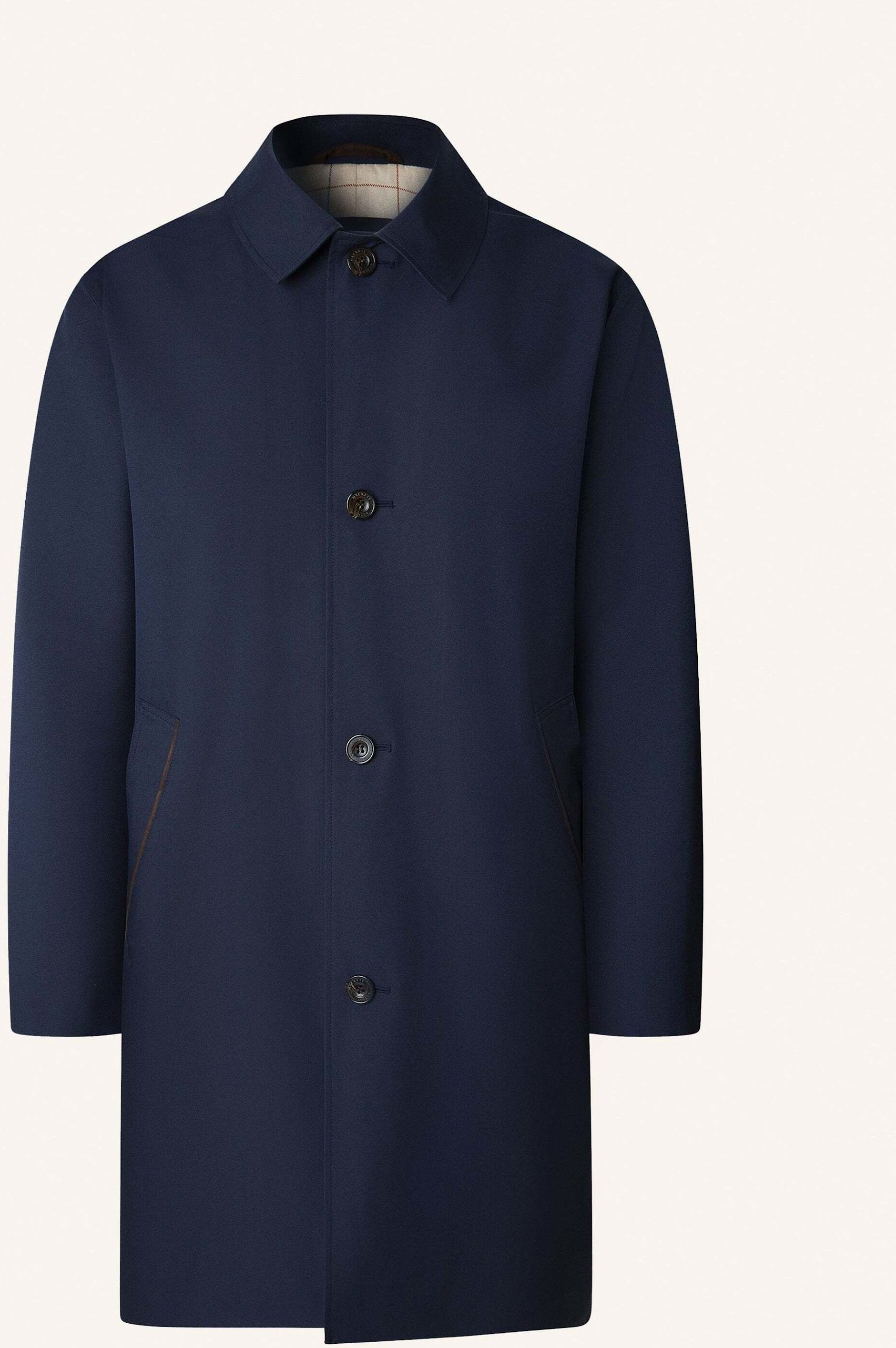 Hackett London Fieldjacket Belgravia Mac blau