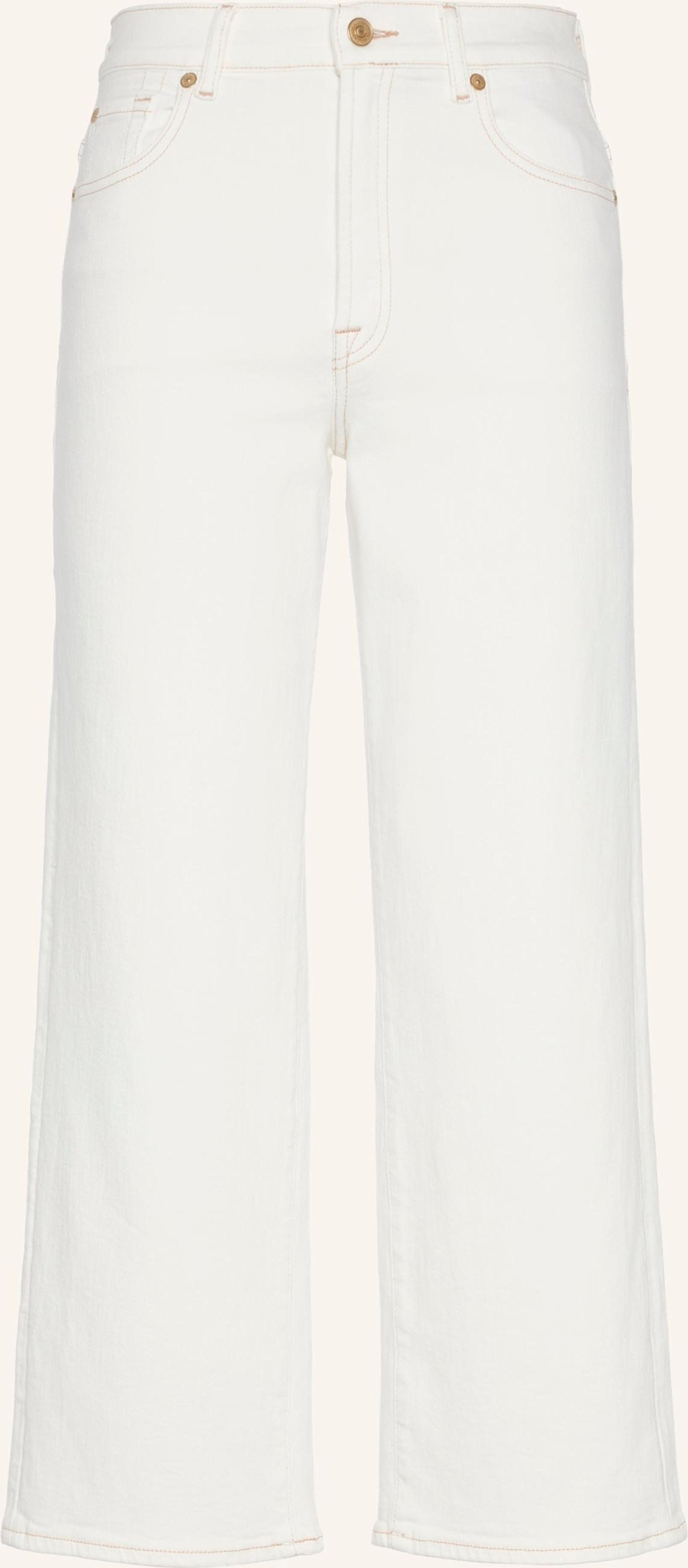 7 For All Mankind Jeans Straight Straight Fit weiss